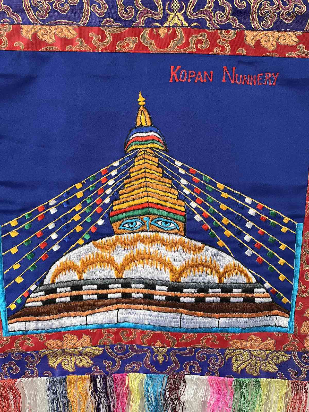 Thangka Wandbehang Stupa Nepal Pagode