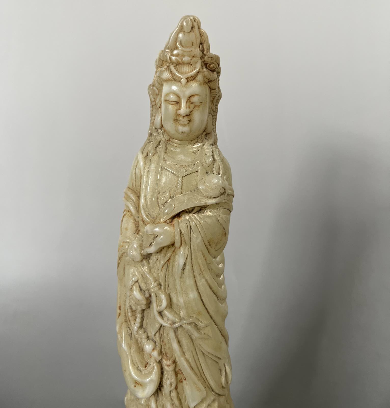 Jade Buddha Figur China Skulptur Liebhaberstück
