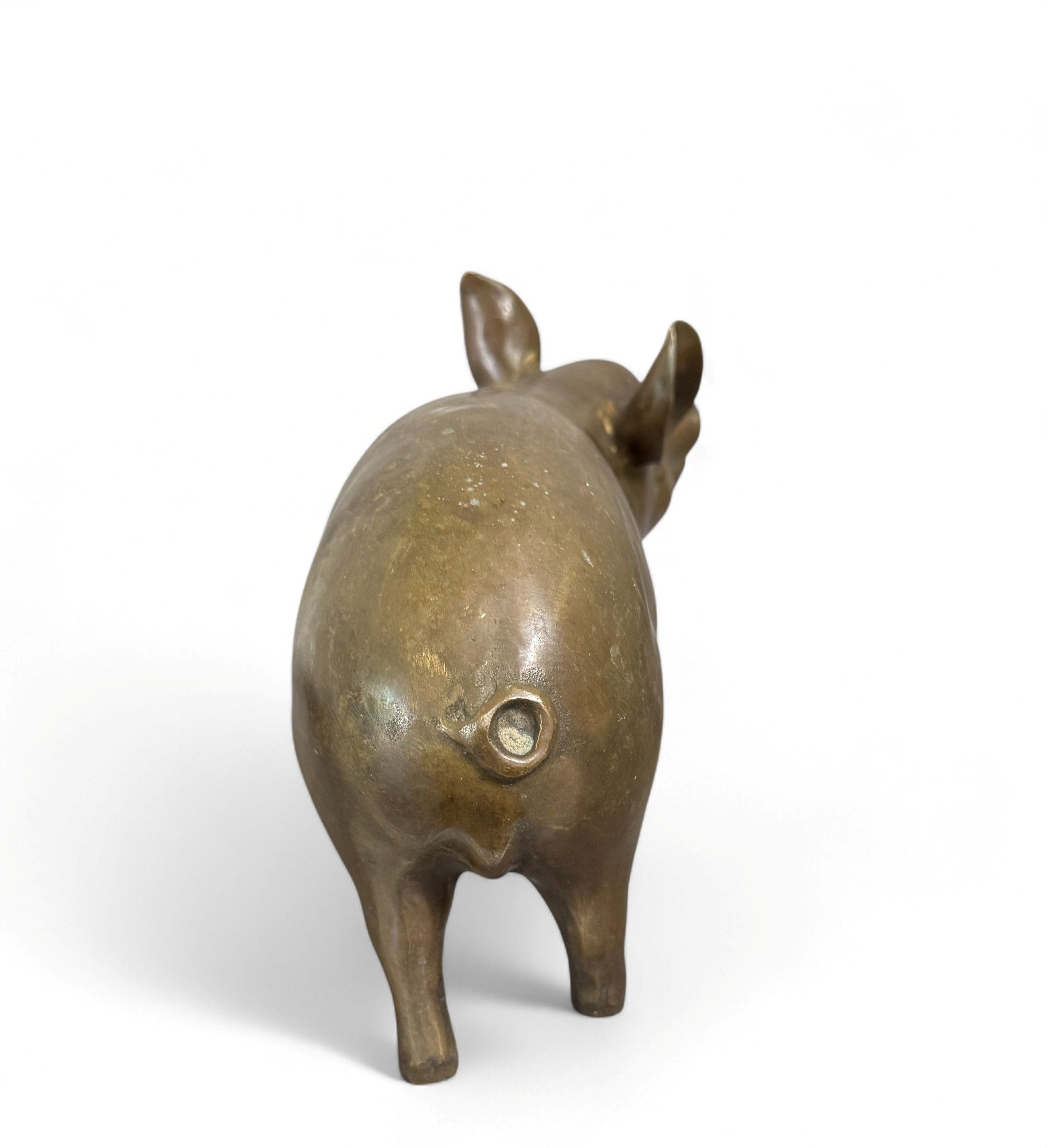 Bronze Skulptur Schwein chinesisches Tierkreiszeichen