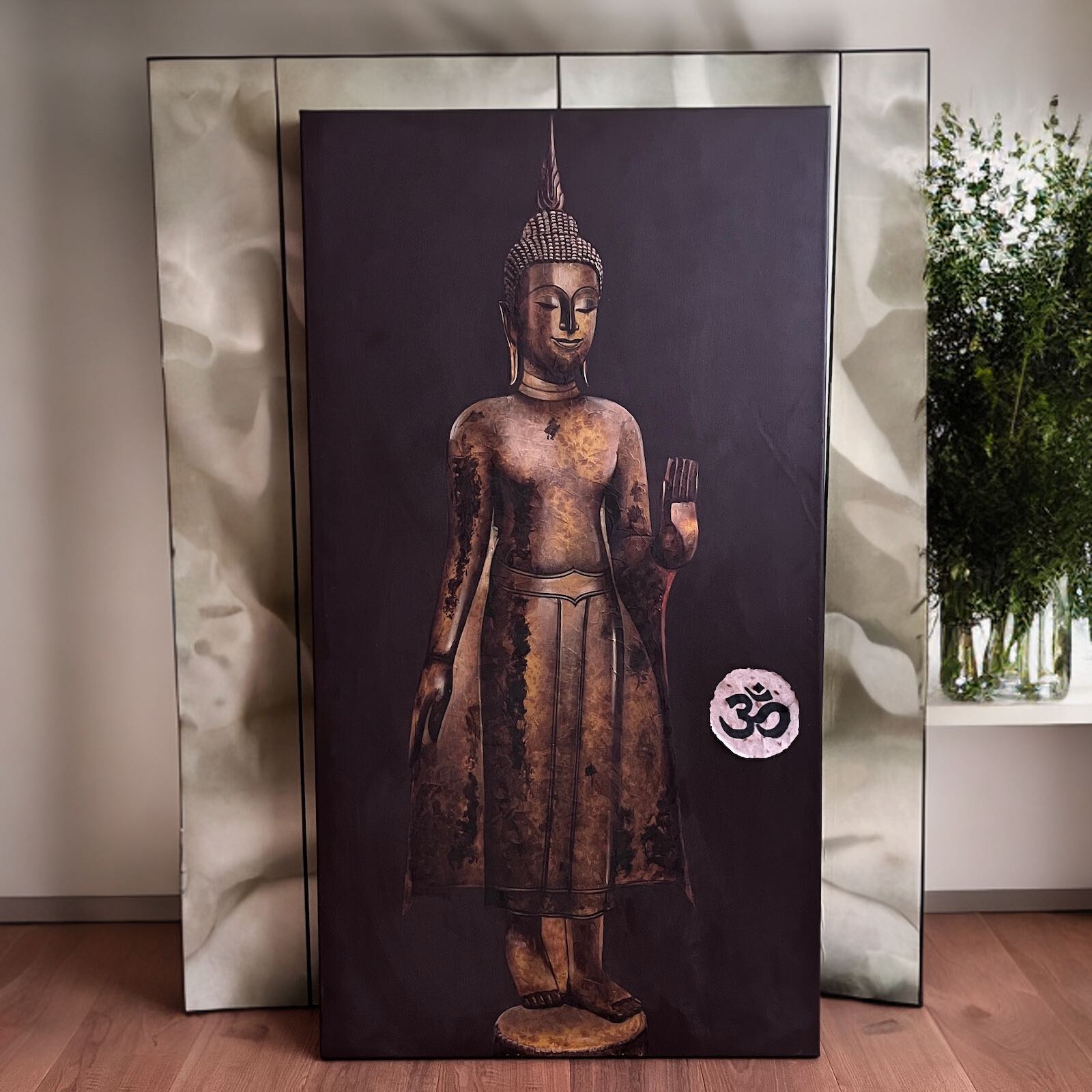 Buddha Gemälde Acrylgemälde Thailand Wandbild Buddha Gemälde Acrylgemälde Thailand Wandbild
