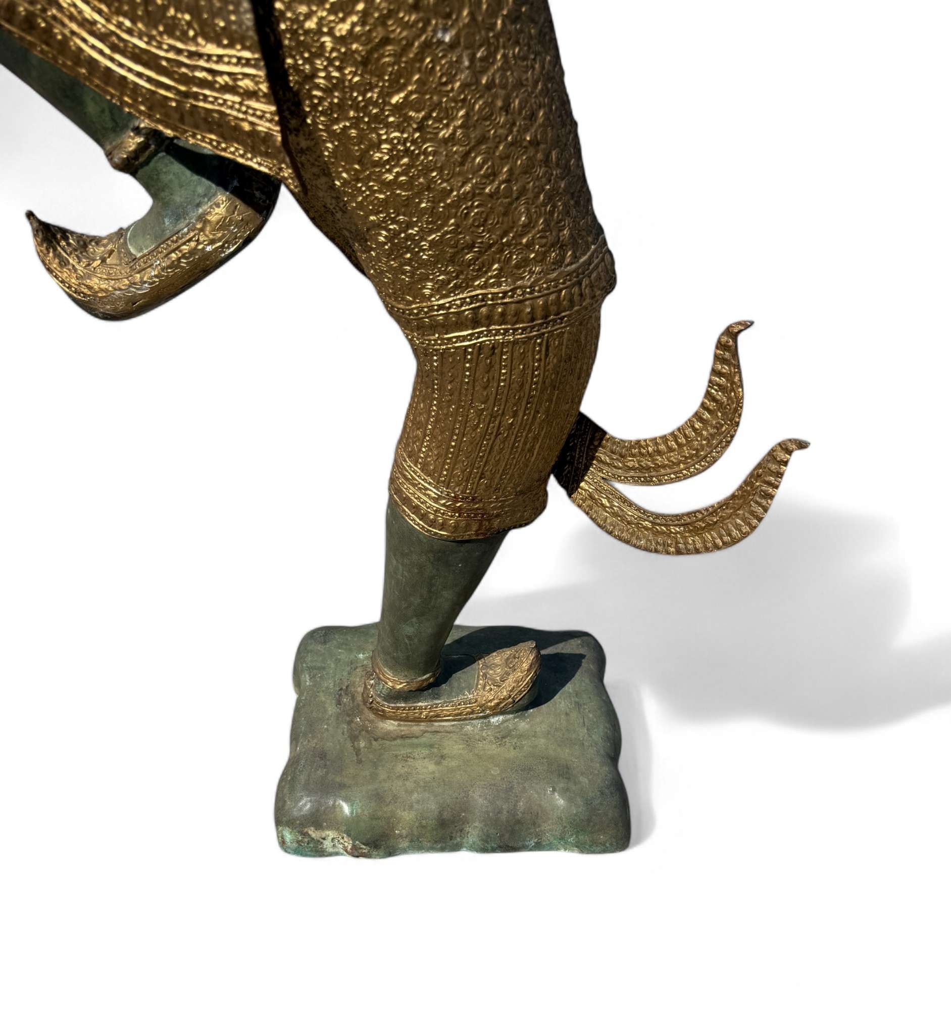 Thailändische Rama Bronze Statue Avatur Vishnus 170 cm groß