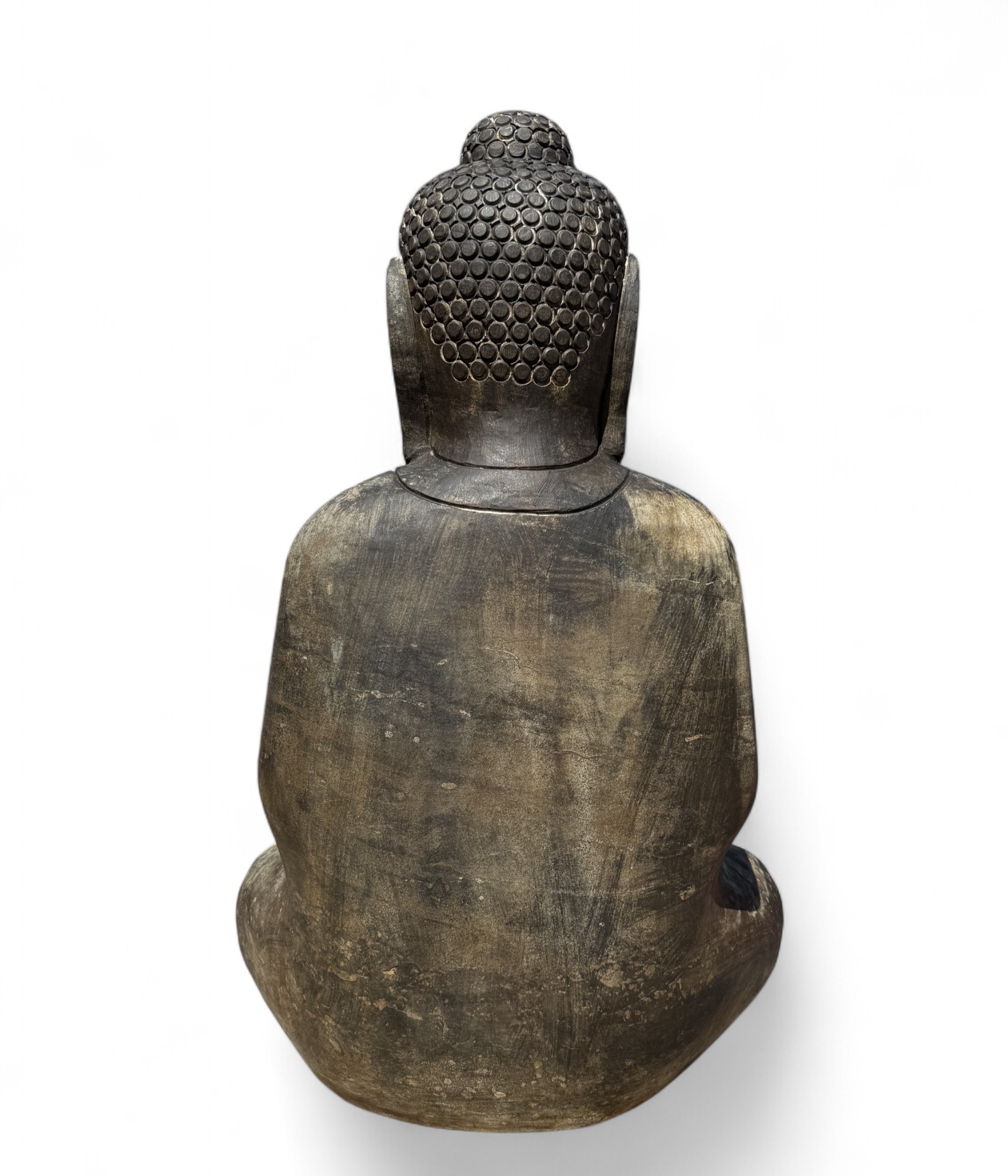 Buddha Garten Statue Naturstein Namaskar Mudra 81cm