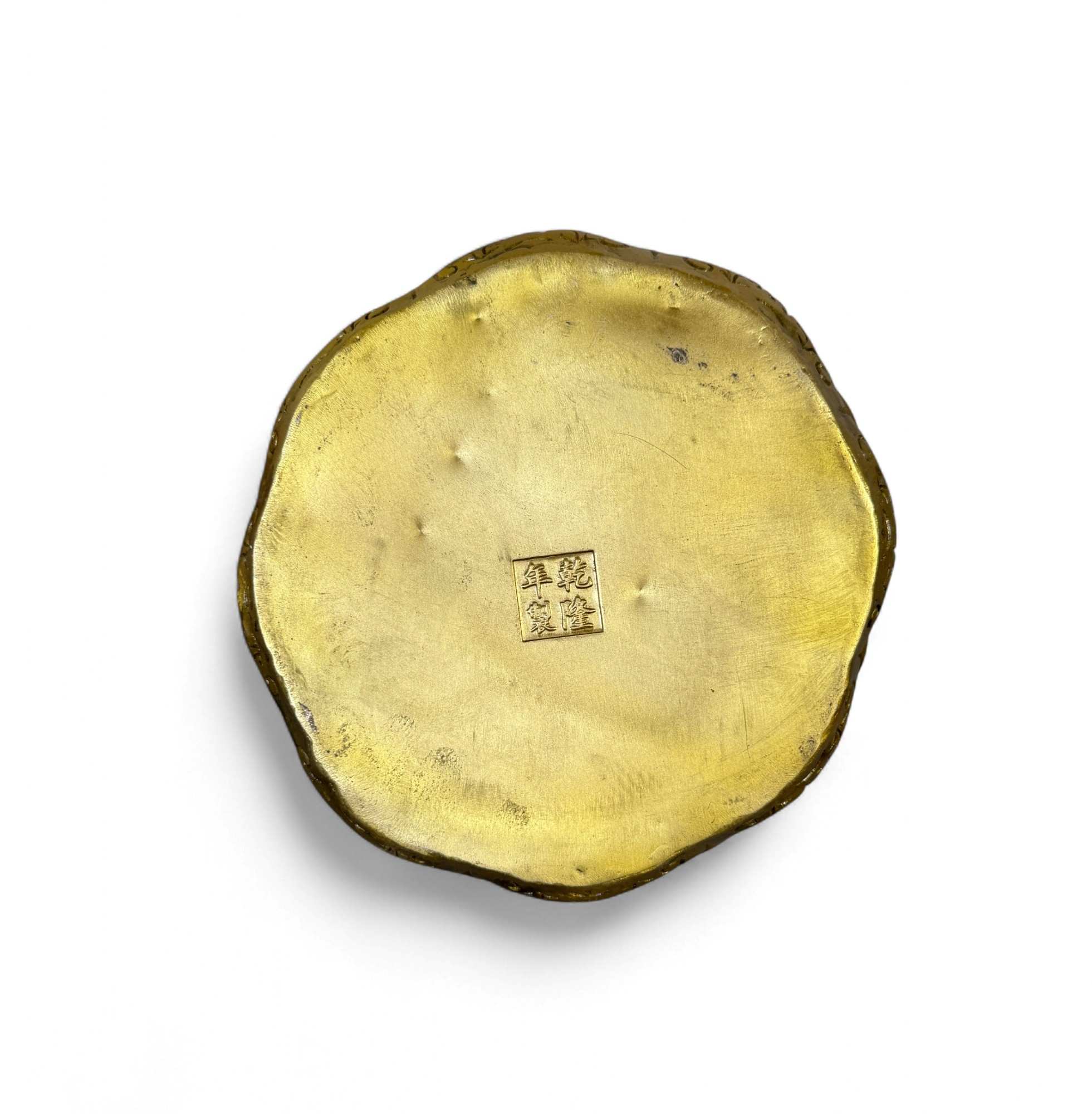 Geldfrosch Geldkröte Bronze Cloisonne chinesische Skulptur