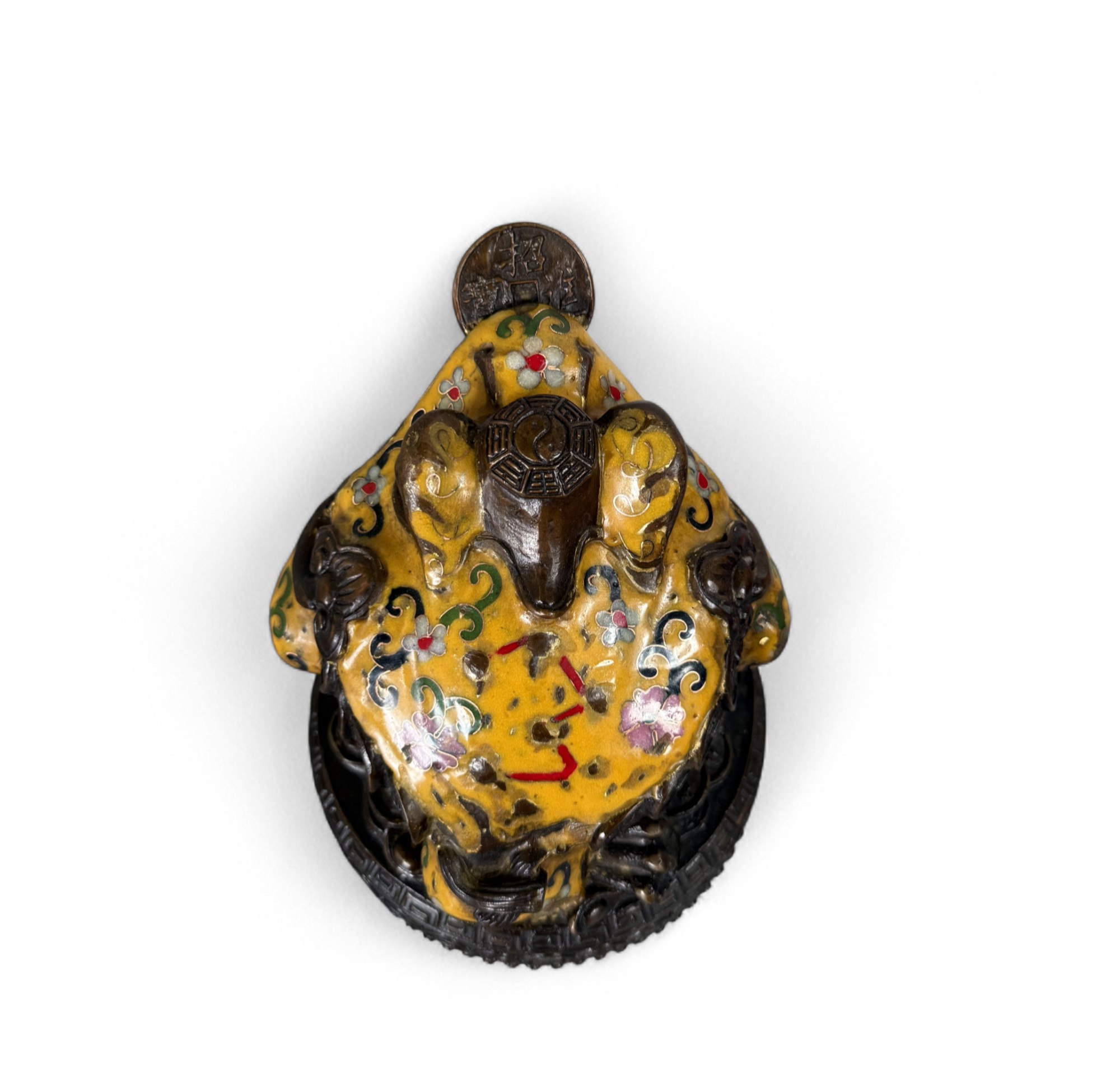 Geldkröte aus Bronze – Traditioneller Feng Shui Frosch