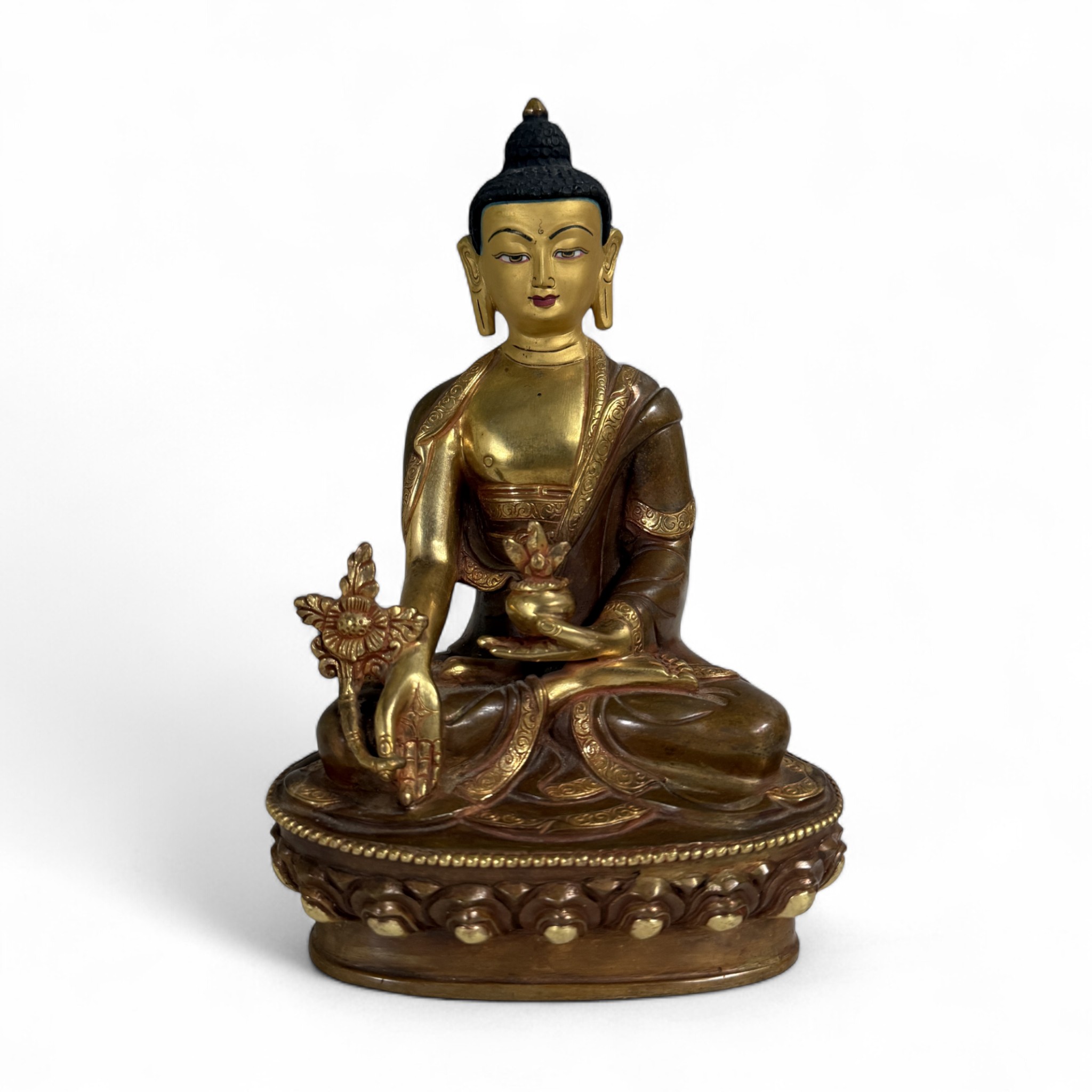 Medizin Buddha Figur - Sammlerstück Nepal