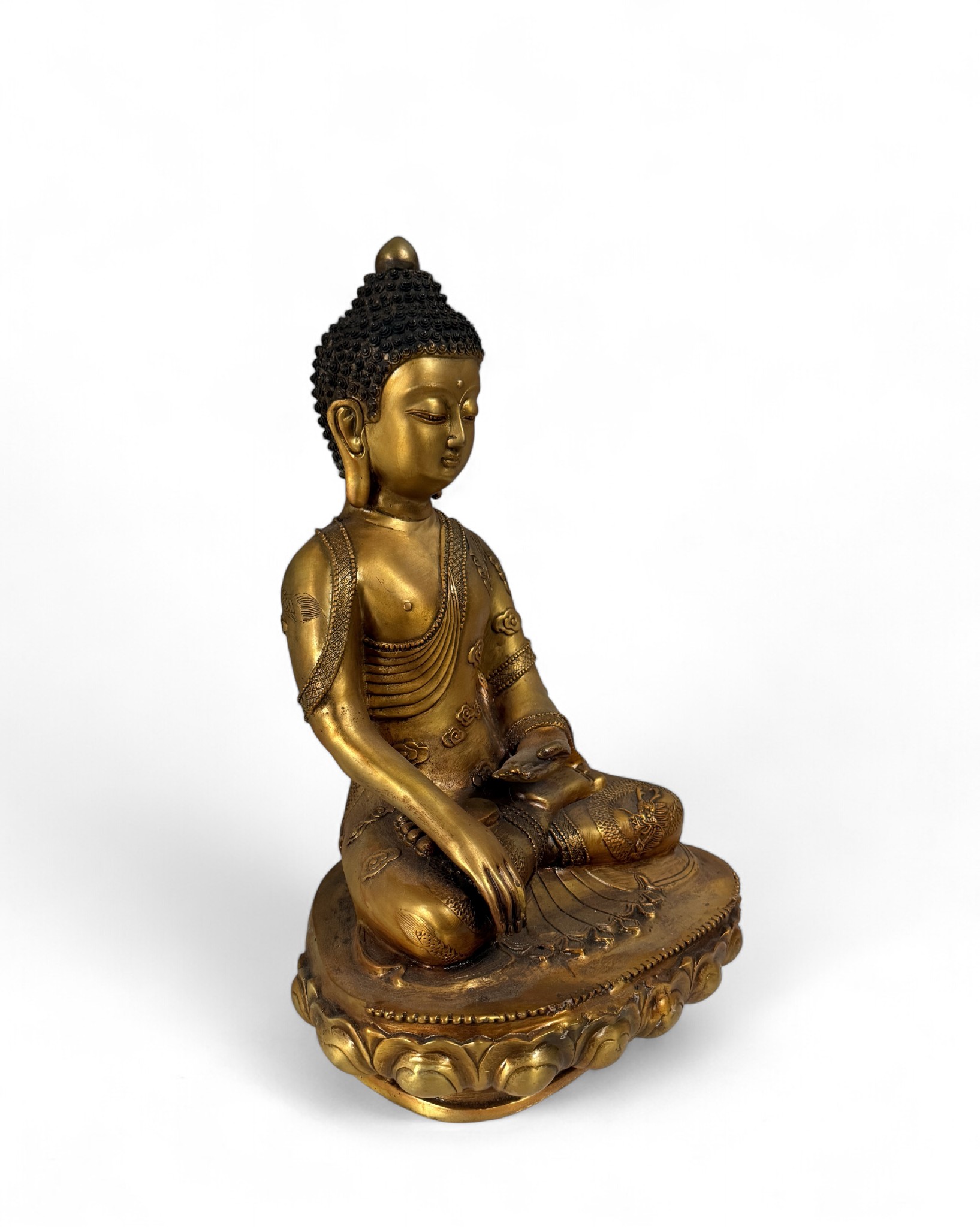 Bronze Buddha Figur Siddharta Gautama