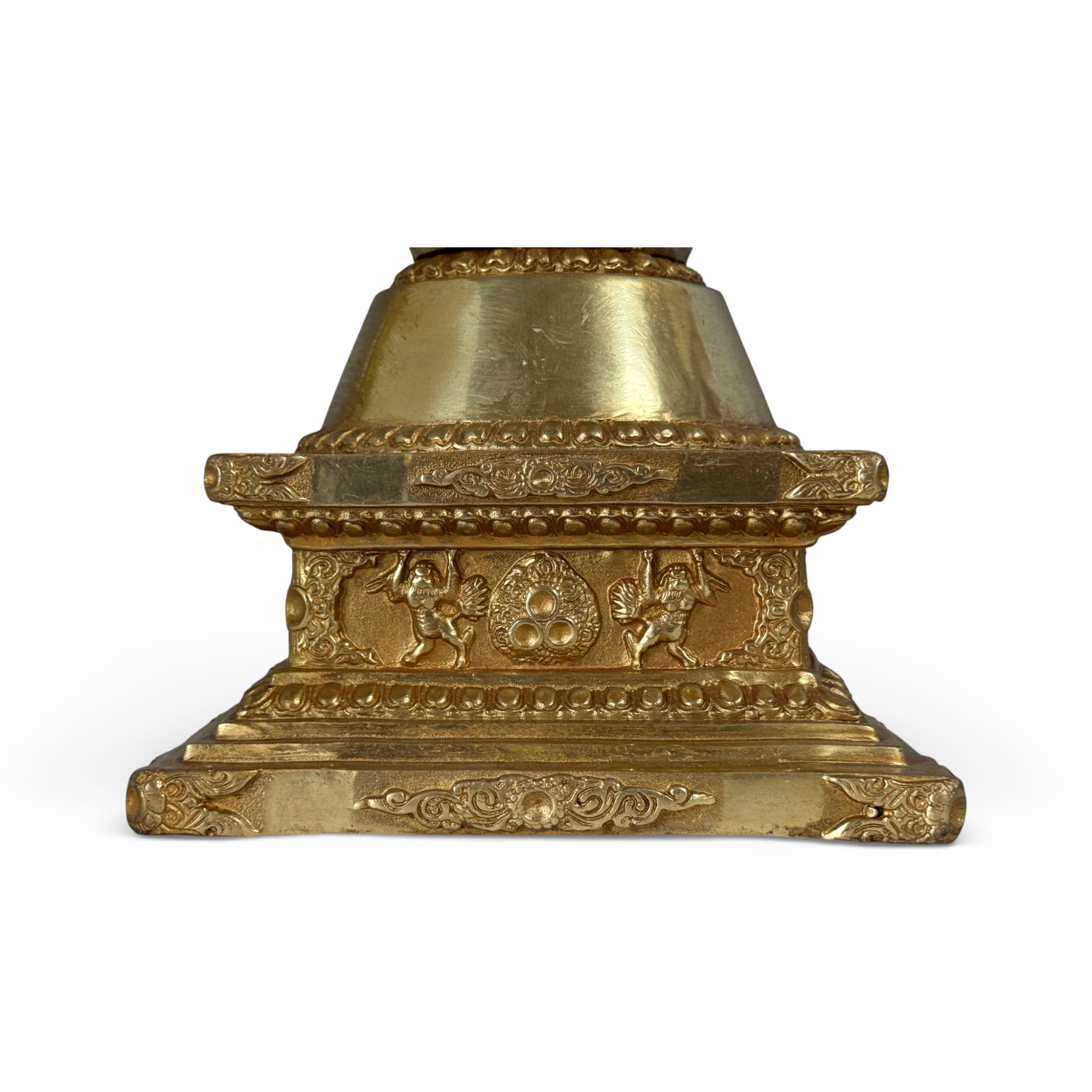 Buddhistische Stupa Buddha Pagode aus Bronze