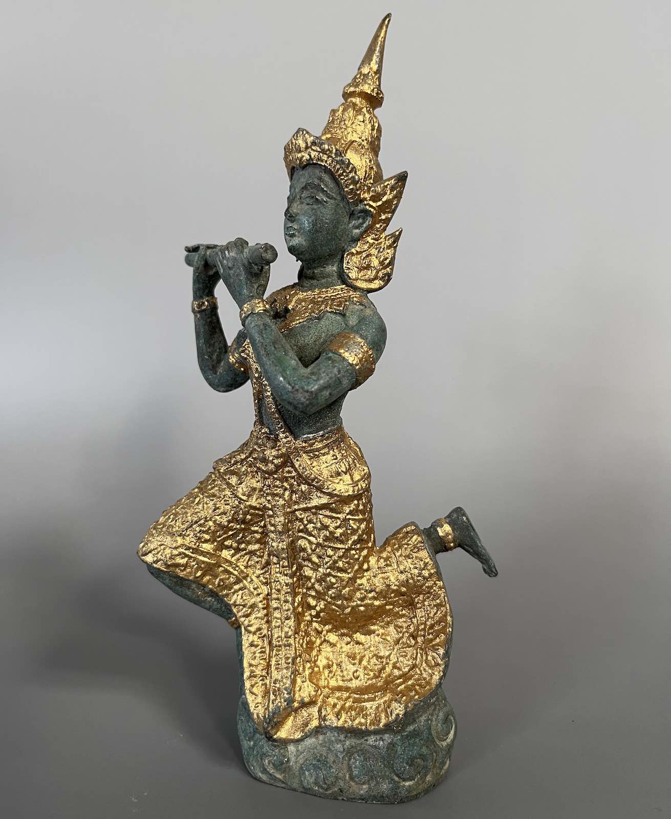 Tempelwächter Thailand Teppanom Bronze Figur