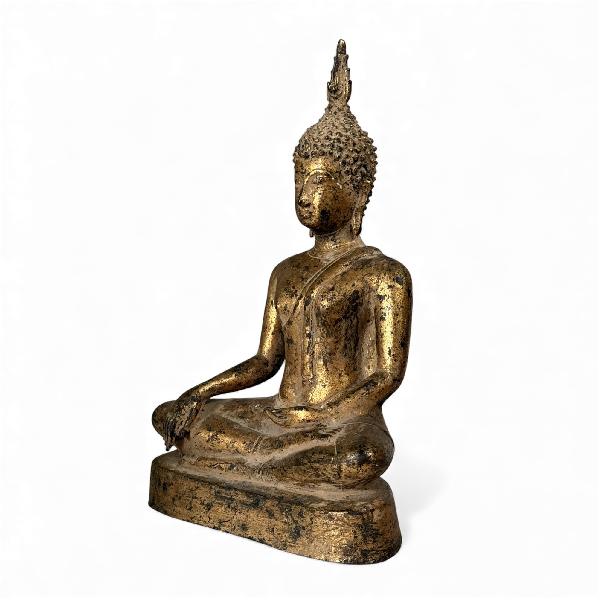 Buddha Statue Bronze im Rattanakosin Stil
