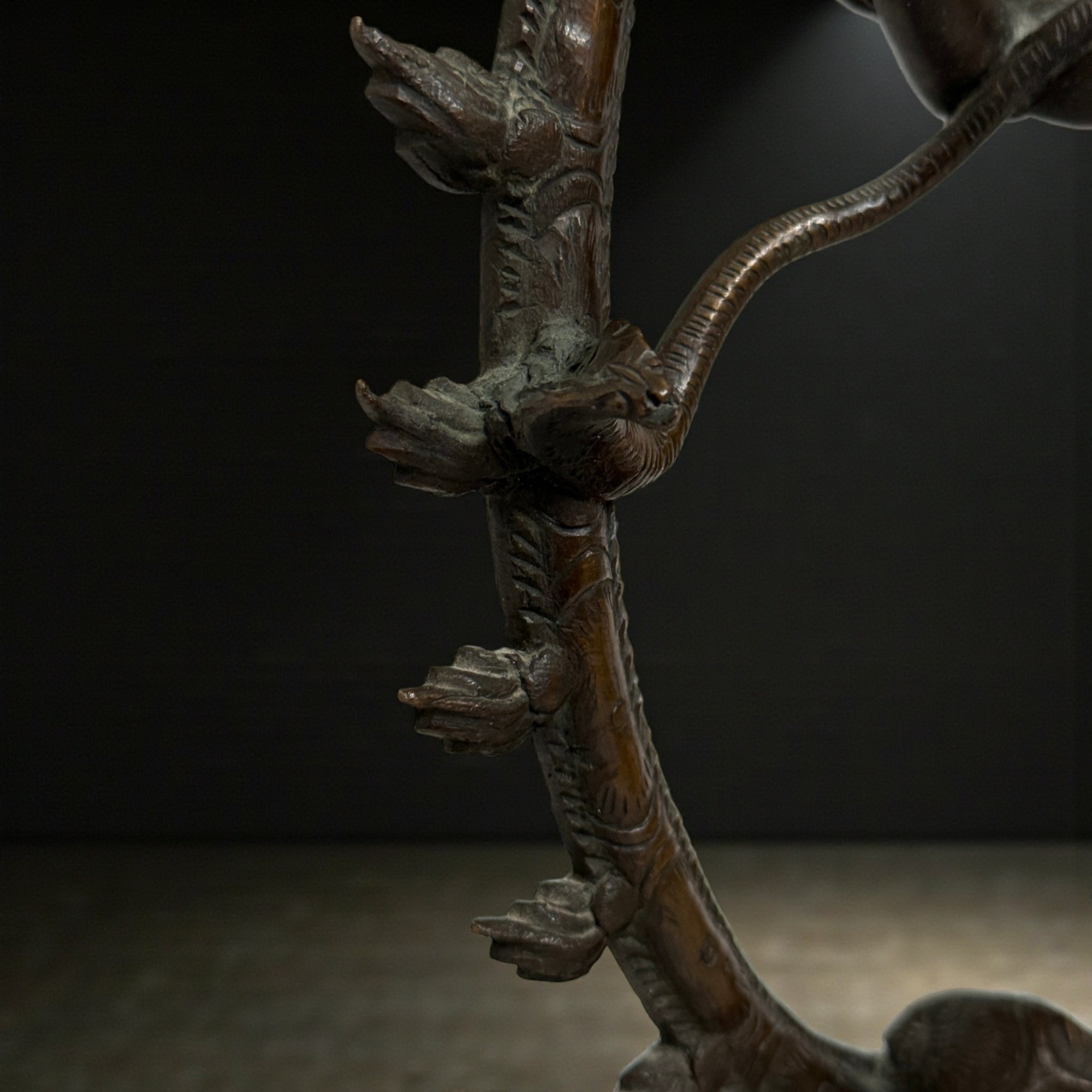 Shiva Nataraja Statue aus Bronze, 19. Jh., Sammlerstück aus Sammlungsauflösung