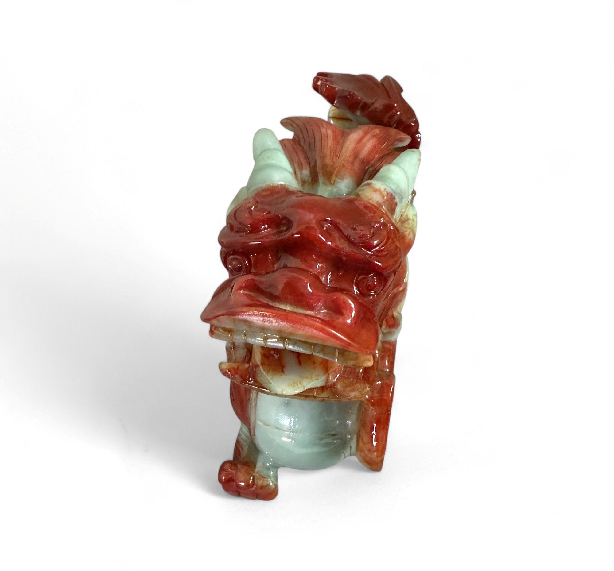 China Drache Xiujan Jade Figur - Fengshui Skulptur