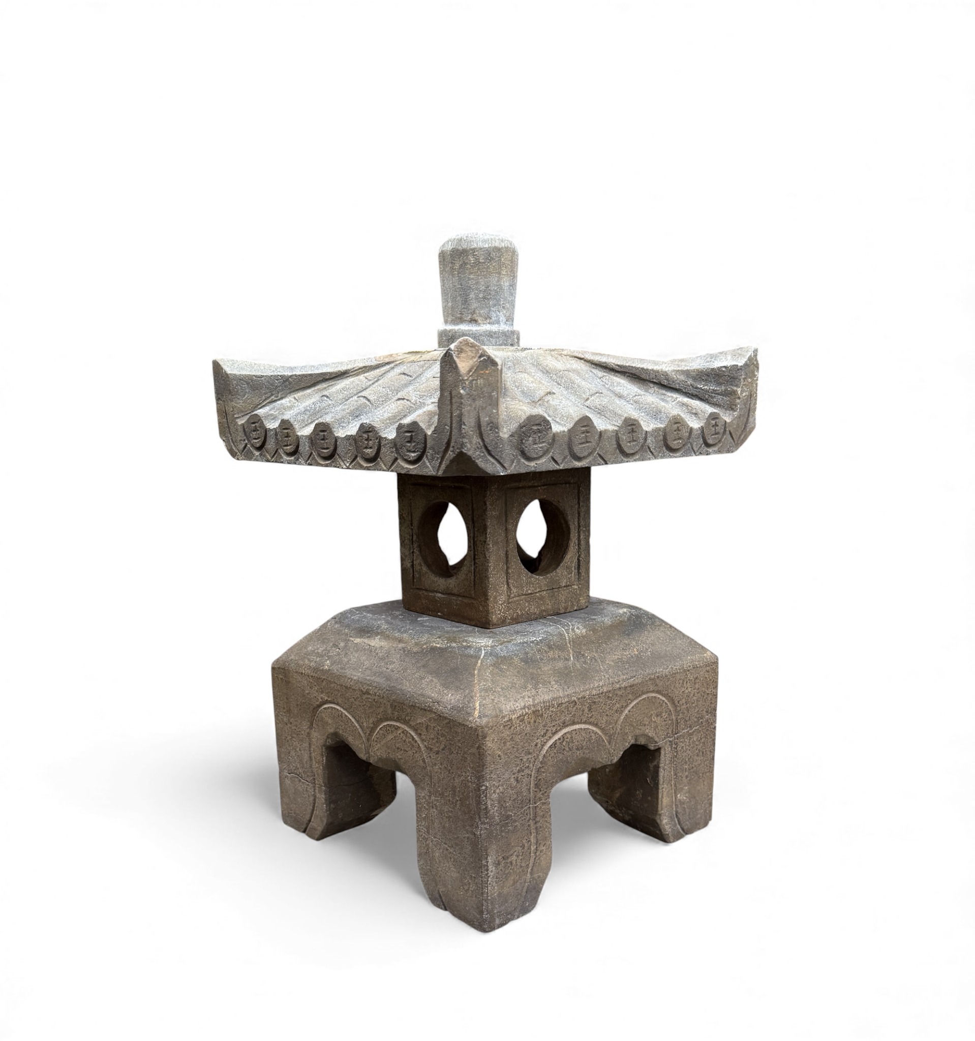 Asiatisches Geisterhaus Steinlaterne Garten Pagode