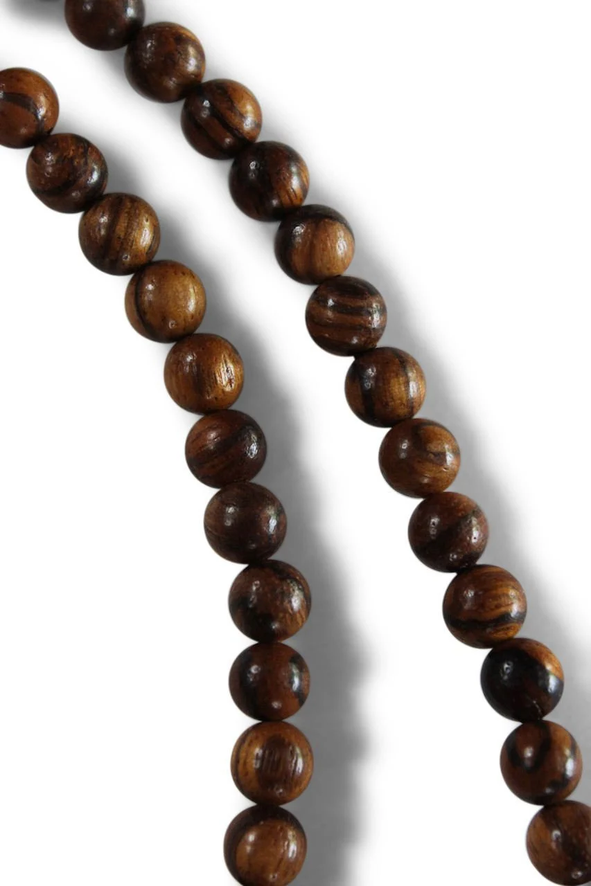 Gebetskette Mala aus Bocote-Holz