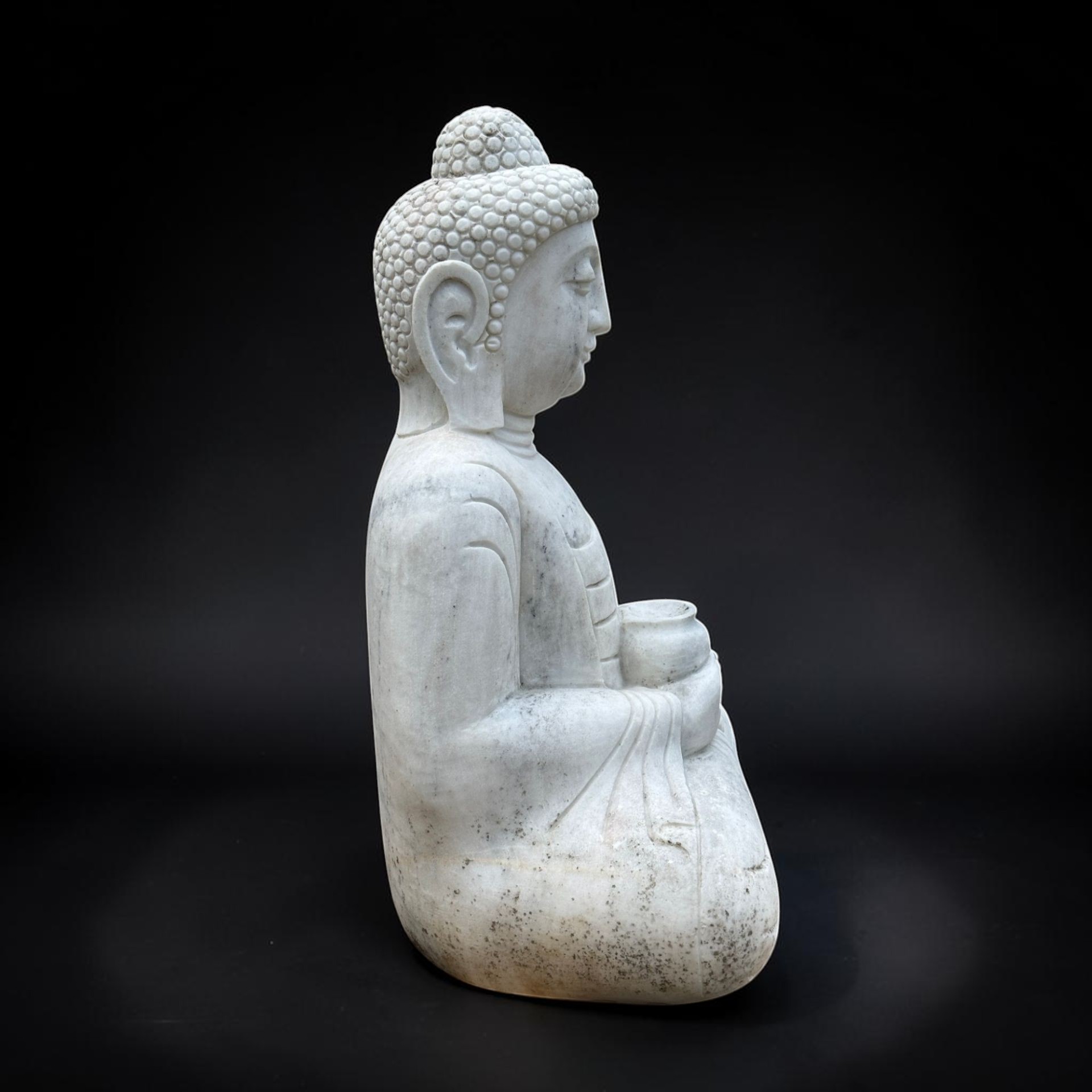 Garten Buddha Skulptur Marmor Stein Tibet-China Statue