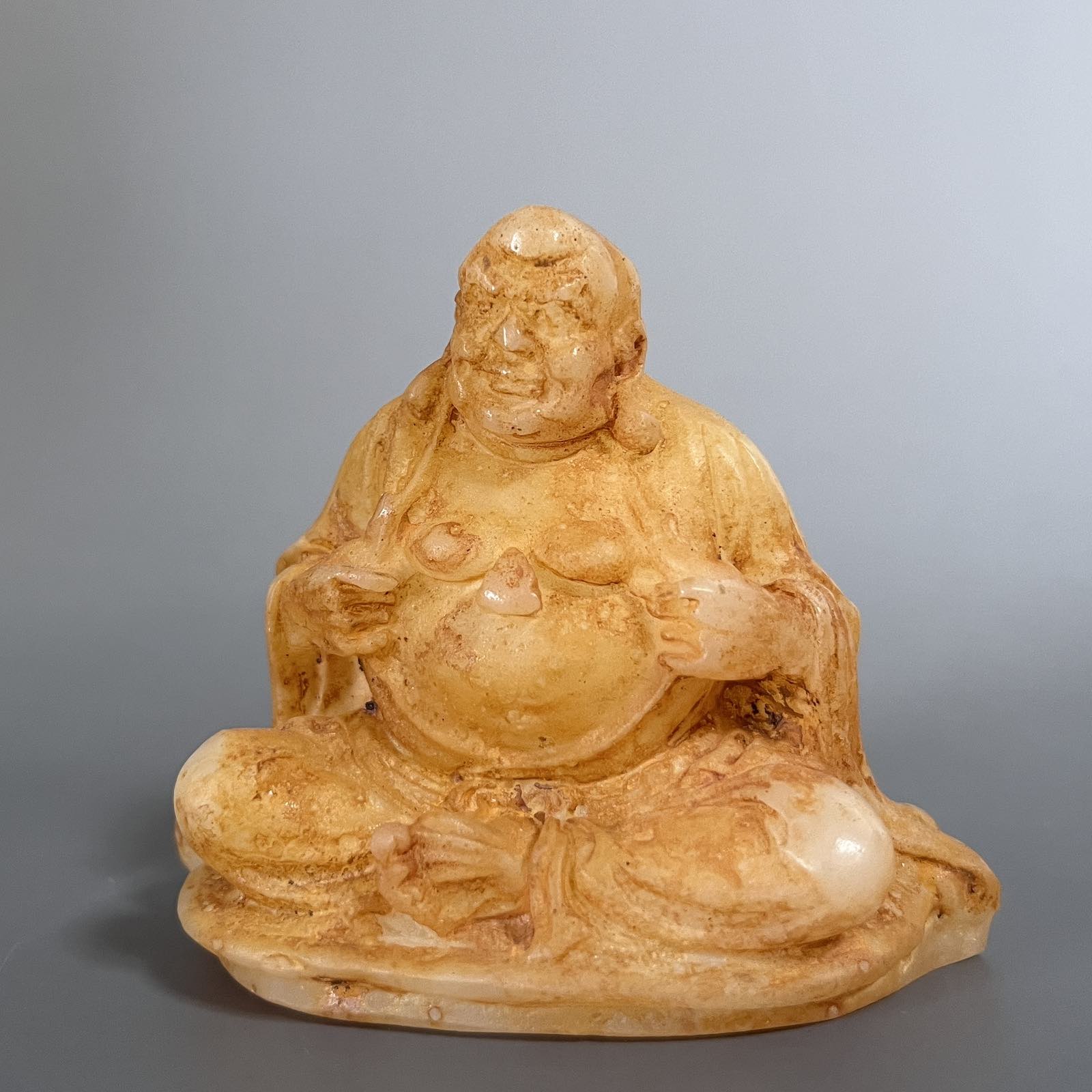 Arhat Figur China Jade Buddhismus Luohan - 8cm