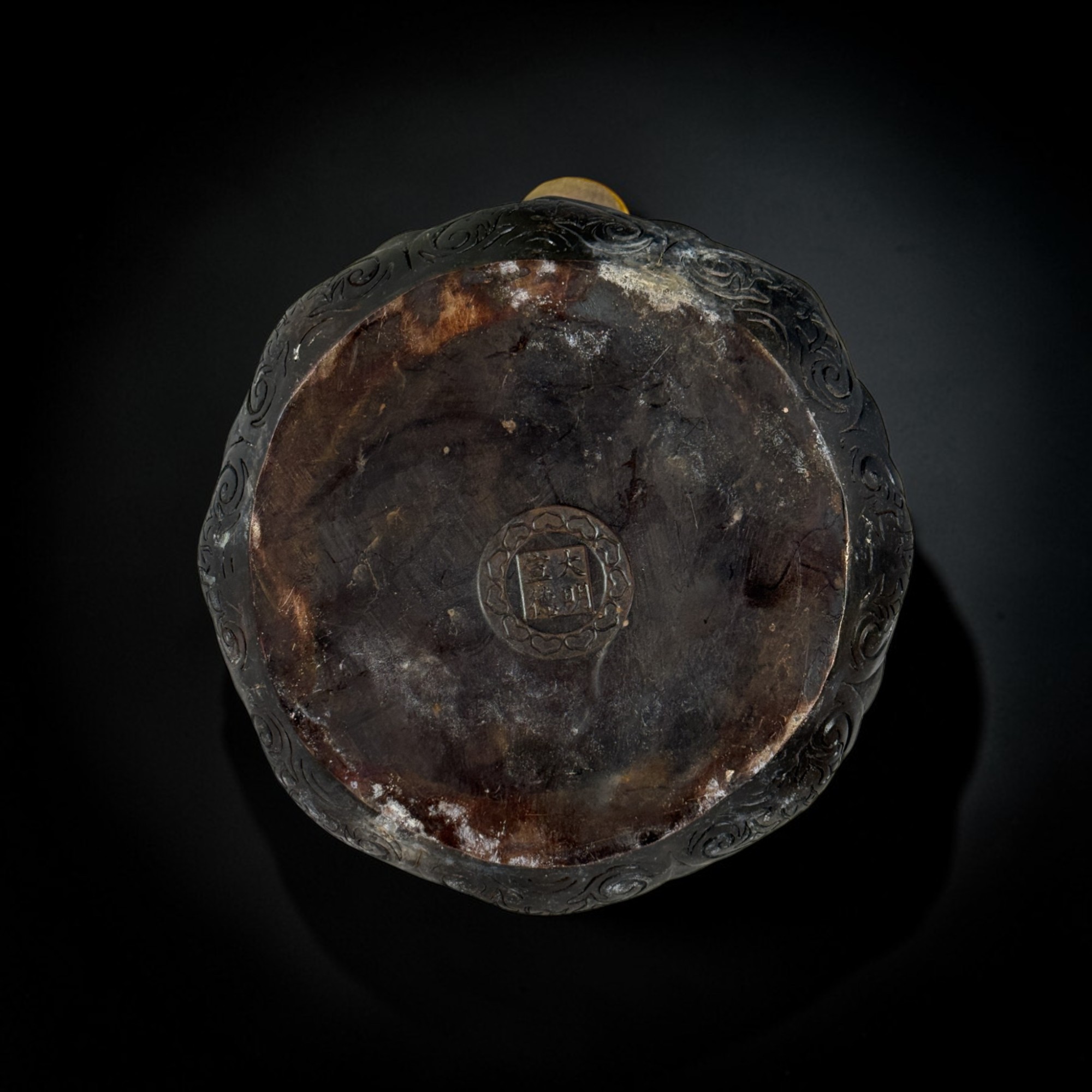 Geldfrosch Bronze – Dreibeinige Geldkröte aus China als Reichtumssymbol