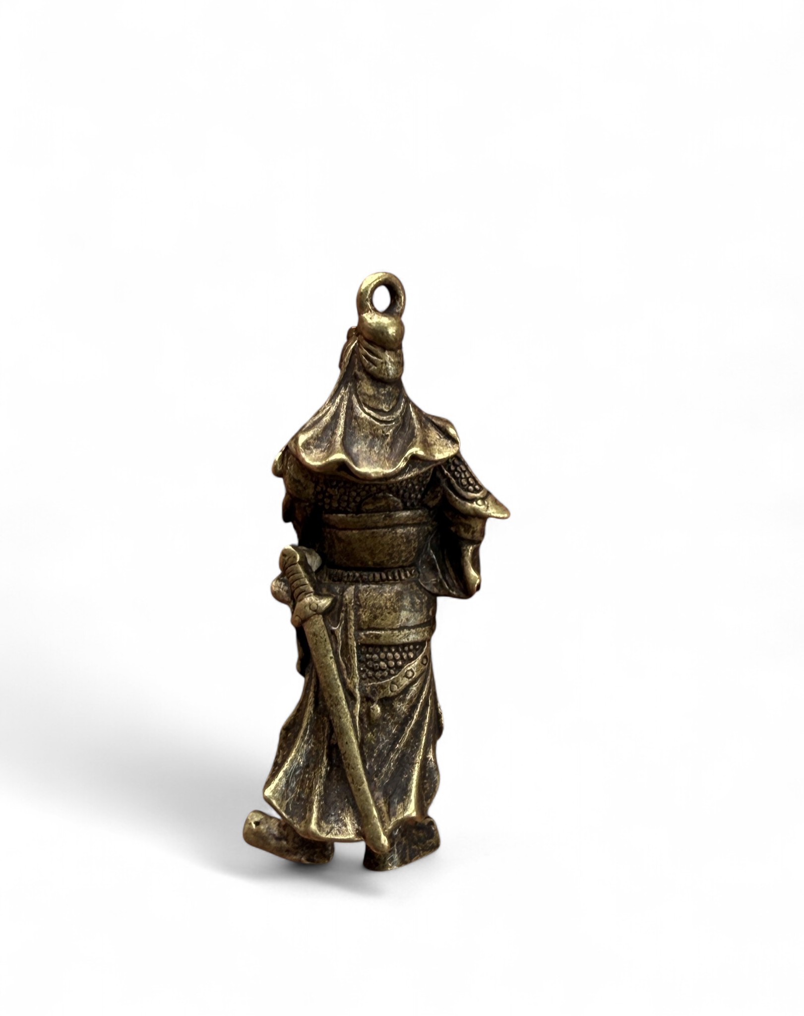 Guan Yu Bronze Anhänger – Symbol für Mut, Treue & Gerechtigkeit