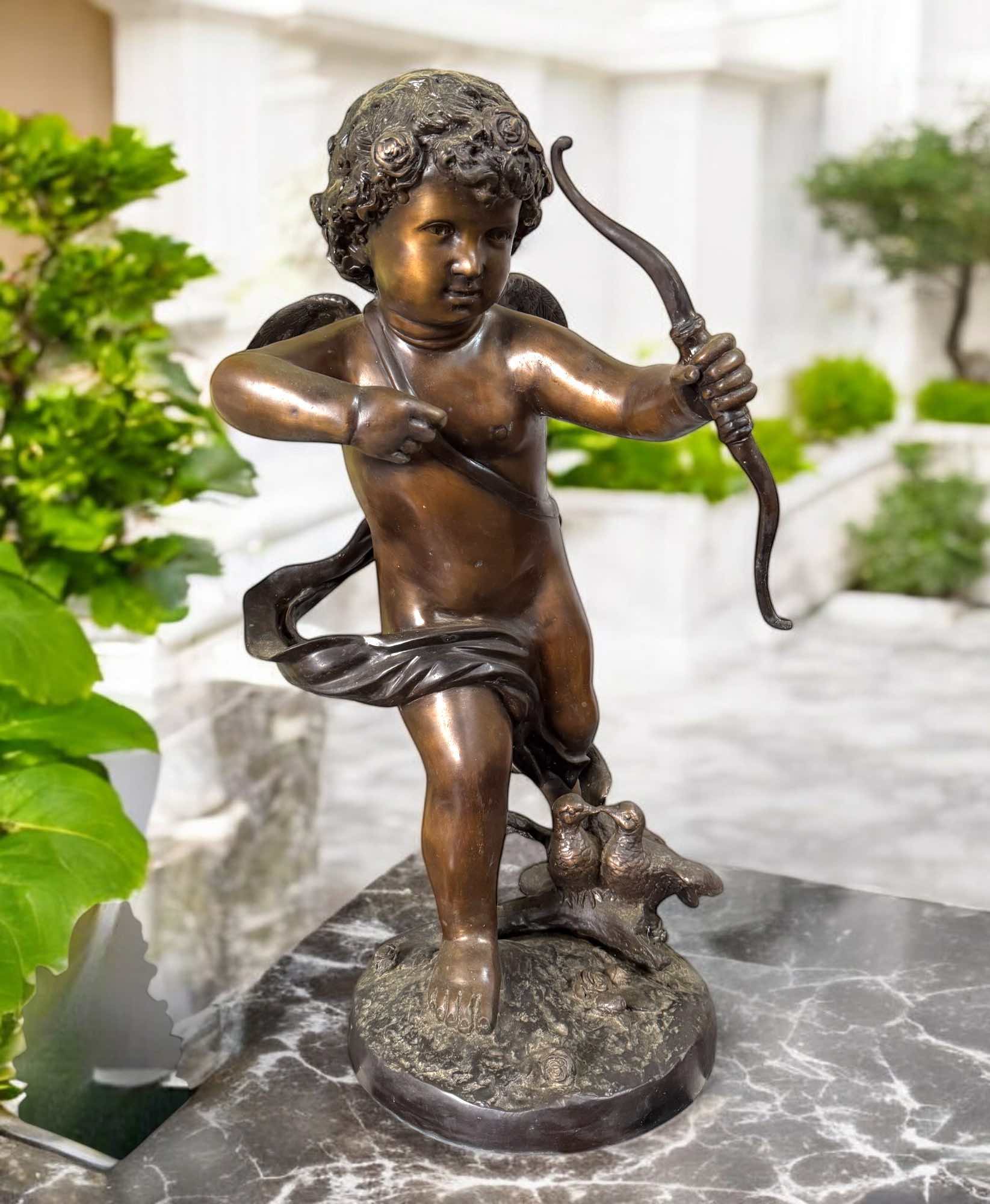 Amor Bronze Skulptur aus Sammlungsauflösung