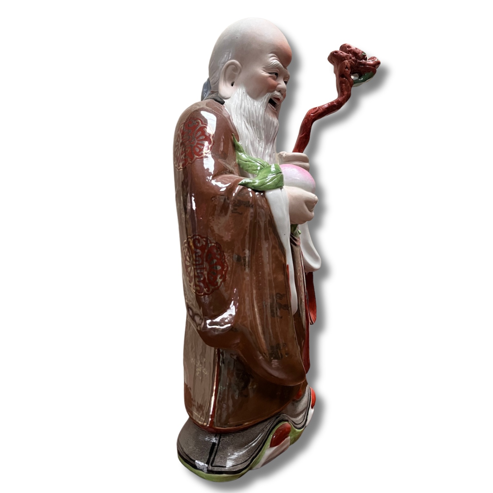 Shou Porzellan Figur China Hausgott