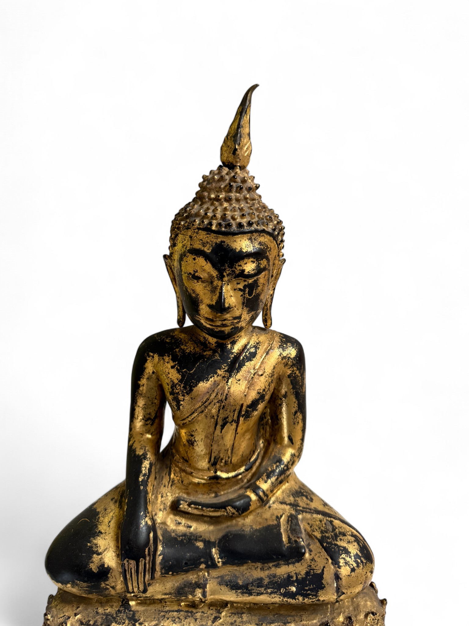 Buddha Figur Bronze Thailand Sukhothai - 43cm