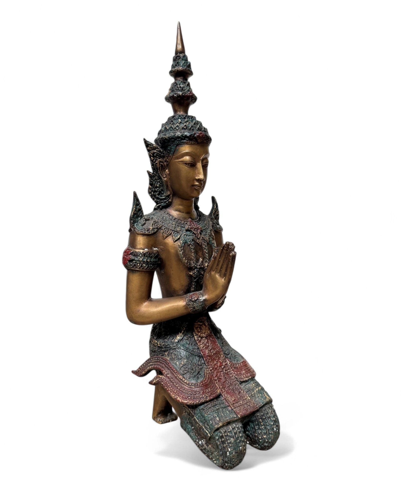 Thailand Tempelwächter Bronze Figur mythologischer Engel