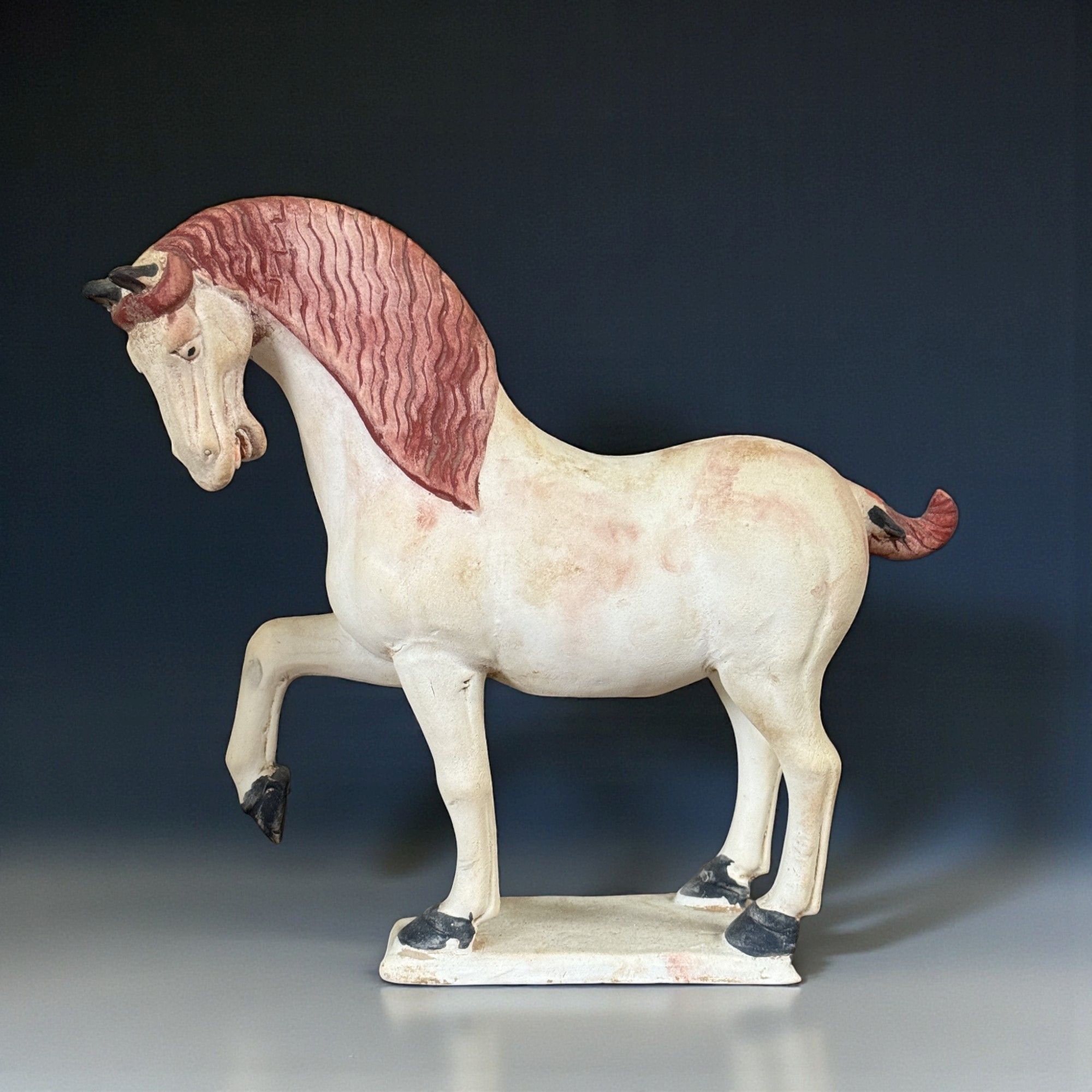 China Tang Pferd aus Terrakotta, aus Sammlernachlaß