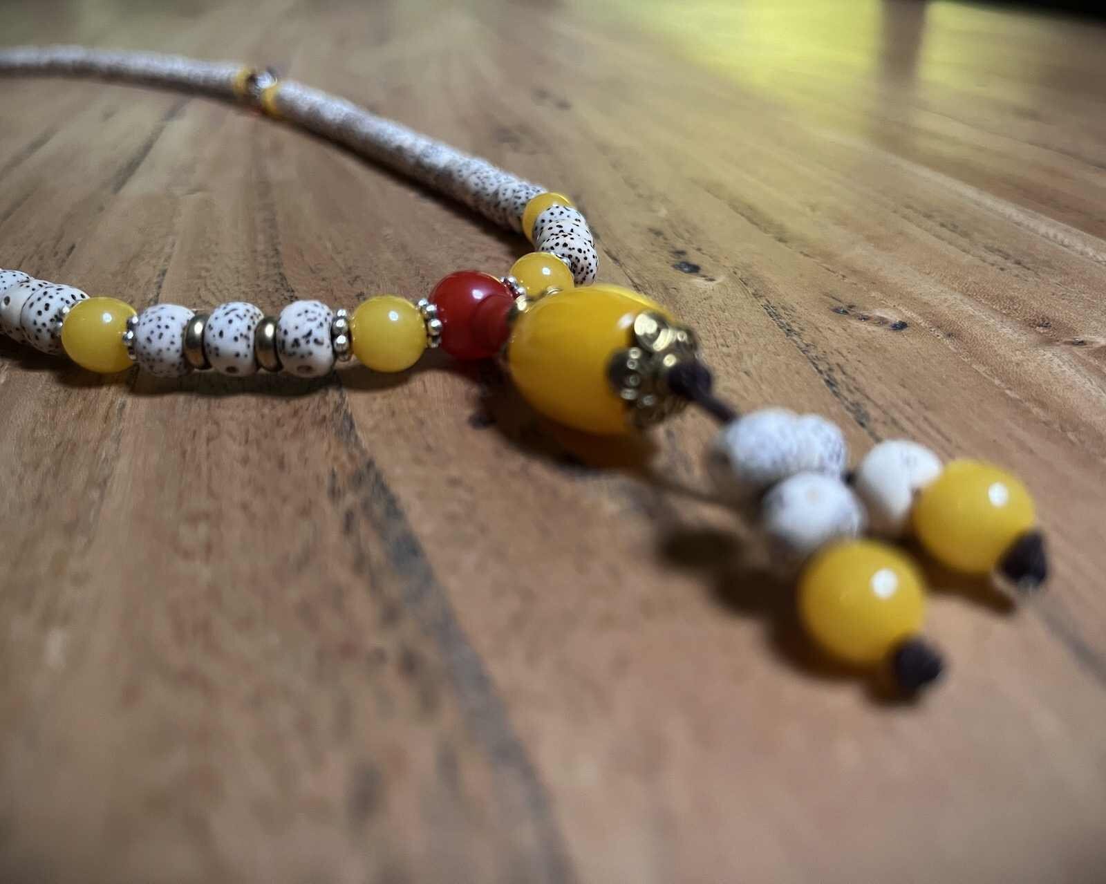 Gebetskette Mala 8 mm aus Lotussamen