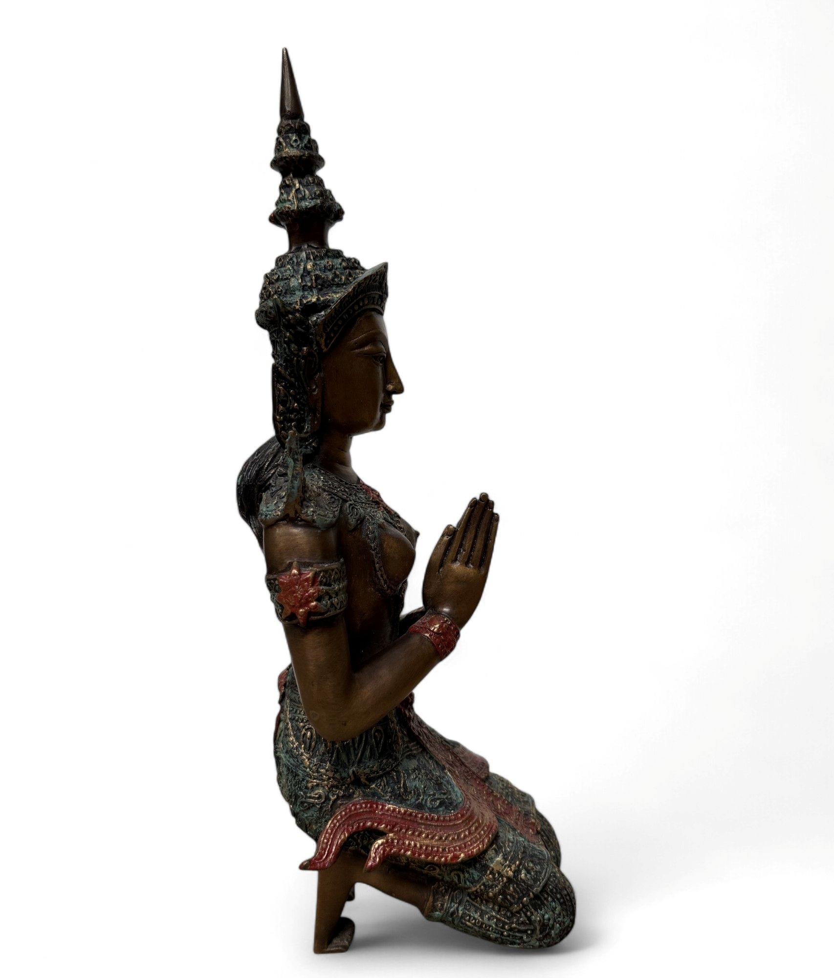 Thailand Tempelwächter Bronze Figur mythologischer Engel
