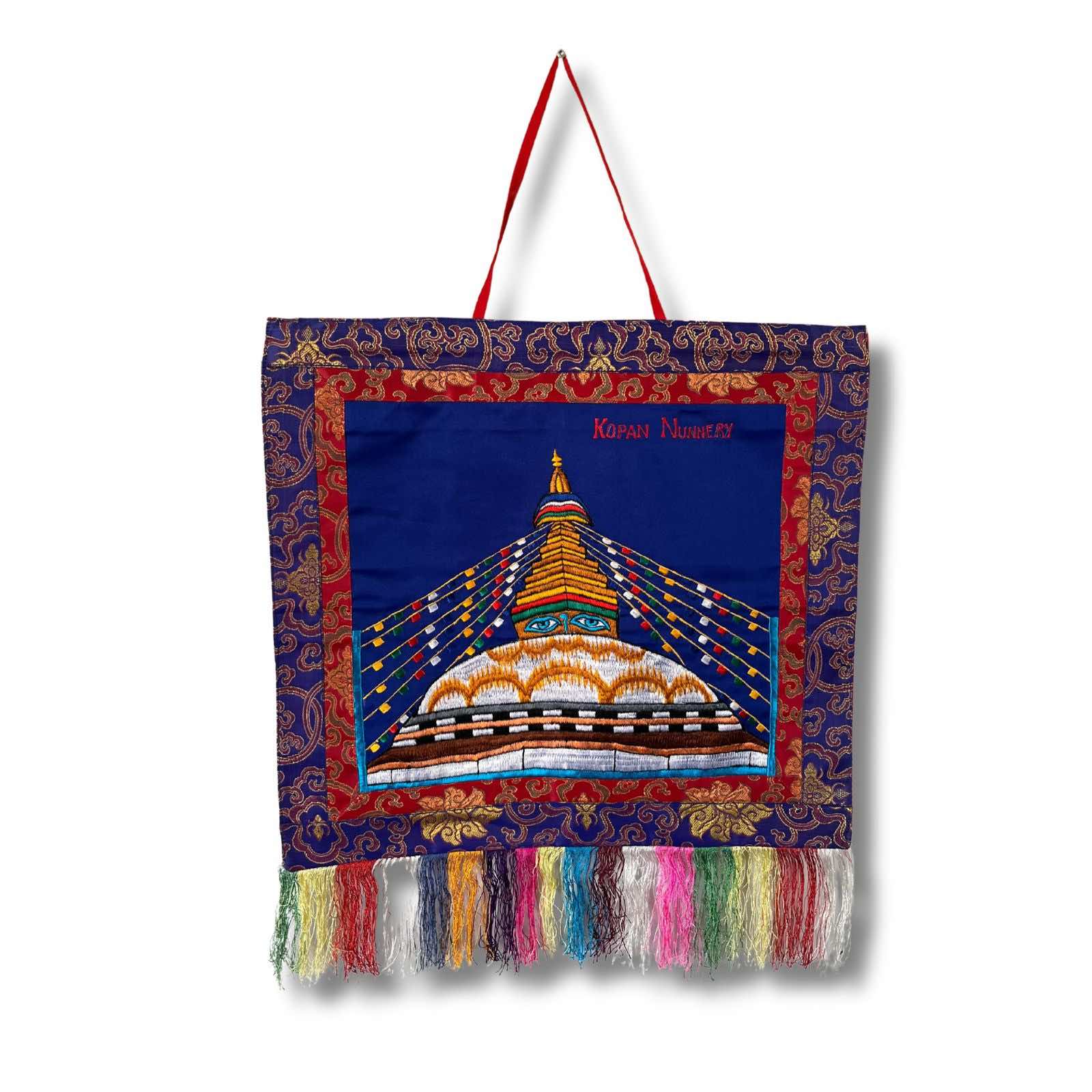 Thangka Wandbehang Stupa Nepal Pagode Thangka Wandbehang Stupa Nepal Pagode