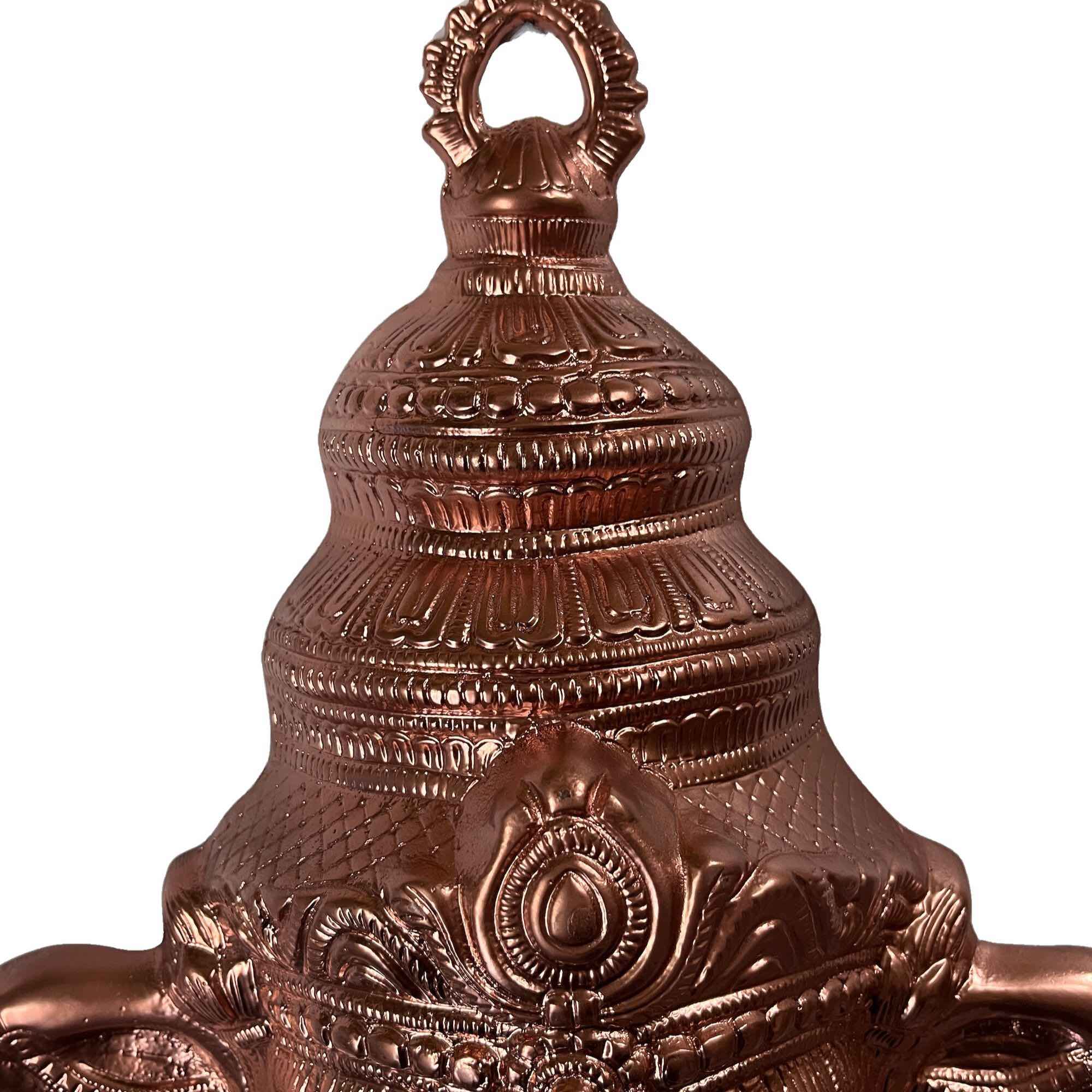 Ganesha Wandmaske Kupfernes Metall