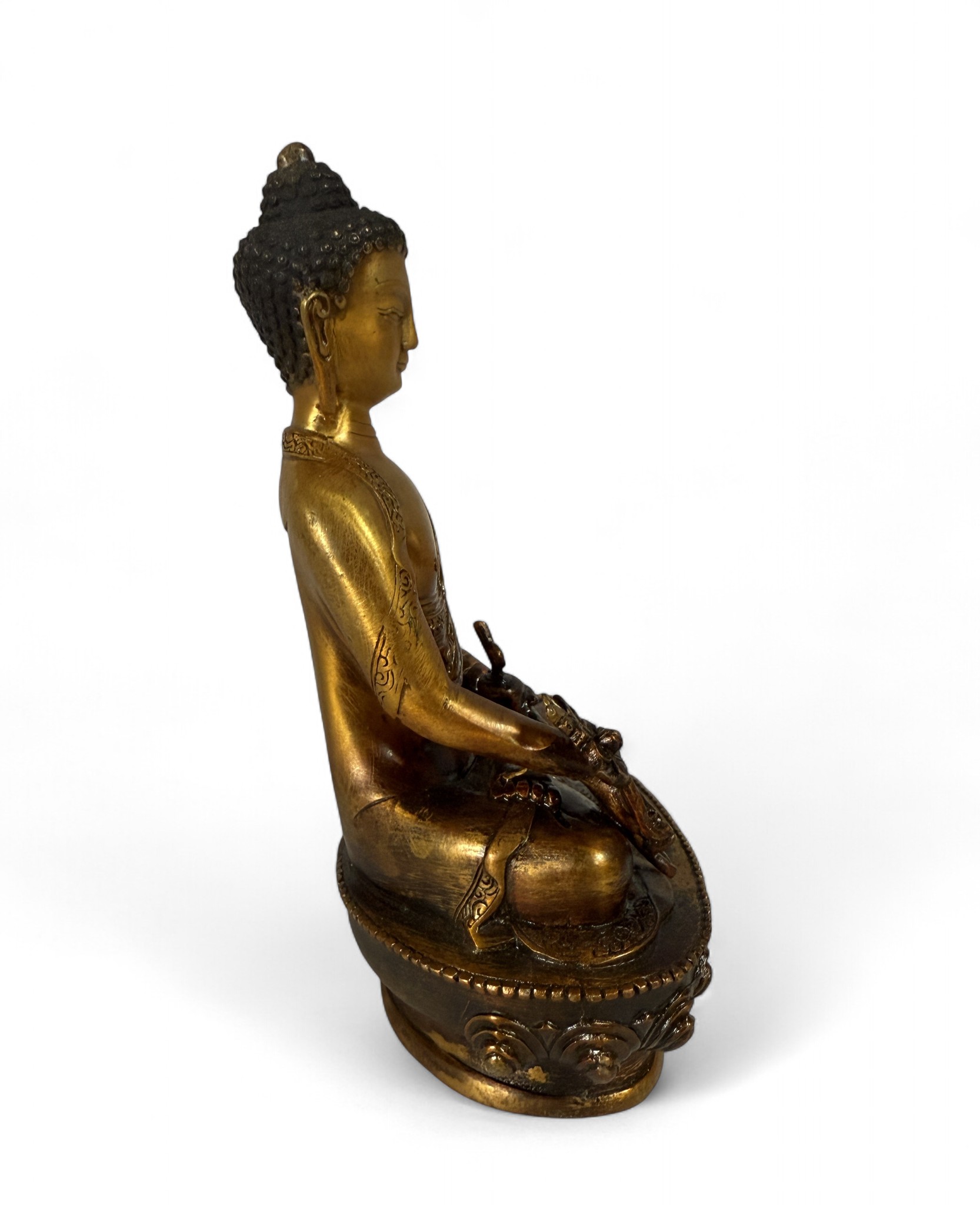 Medizin Buddha Figur Bronze 20 cm