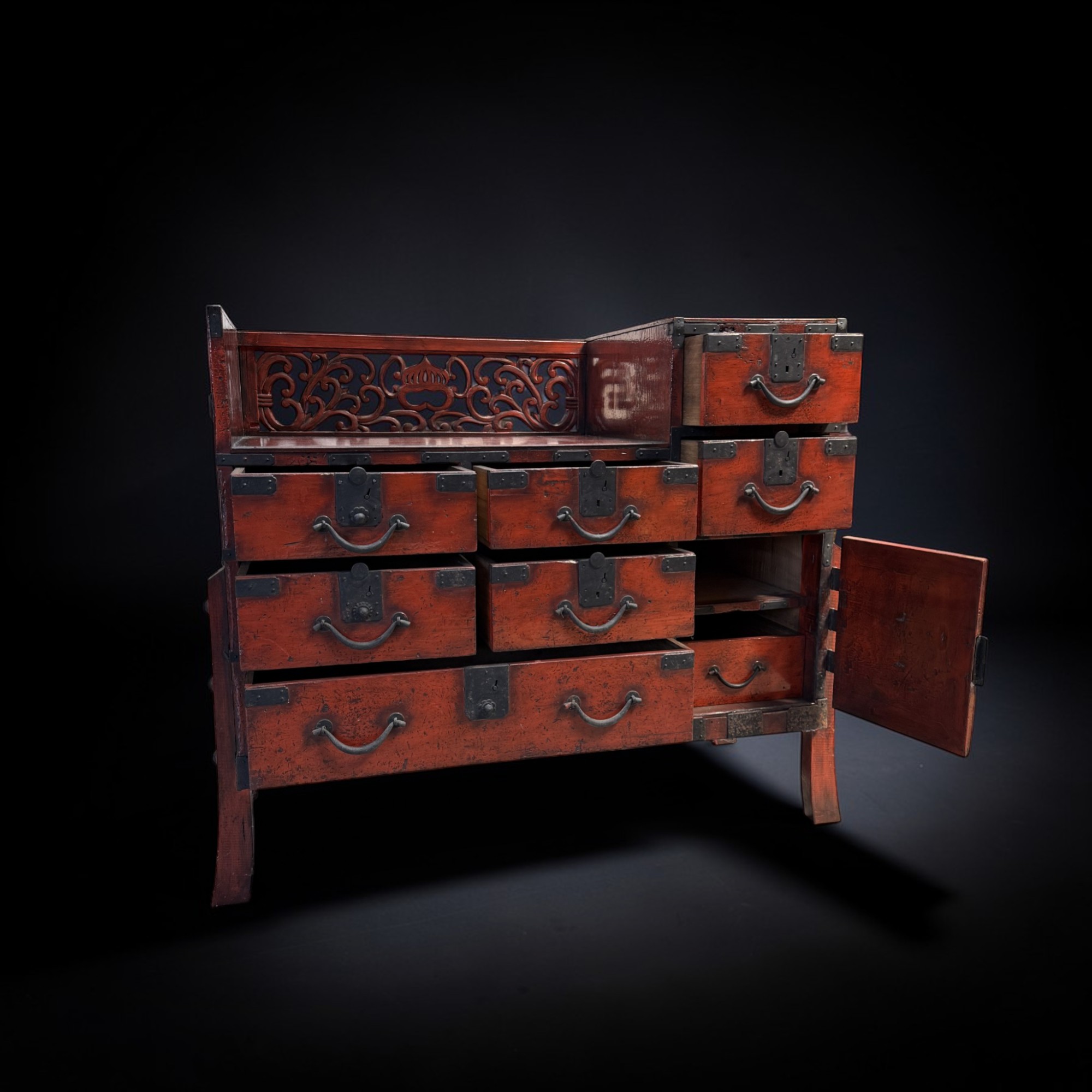 Antikes japanisches Tansu Möbel – Sammlernachlass