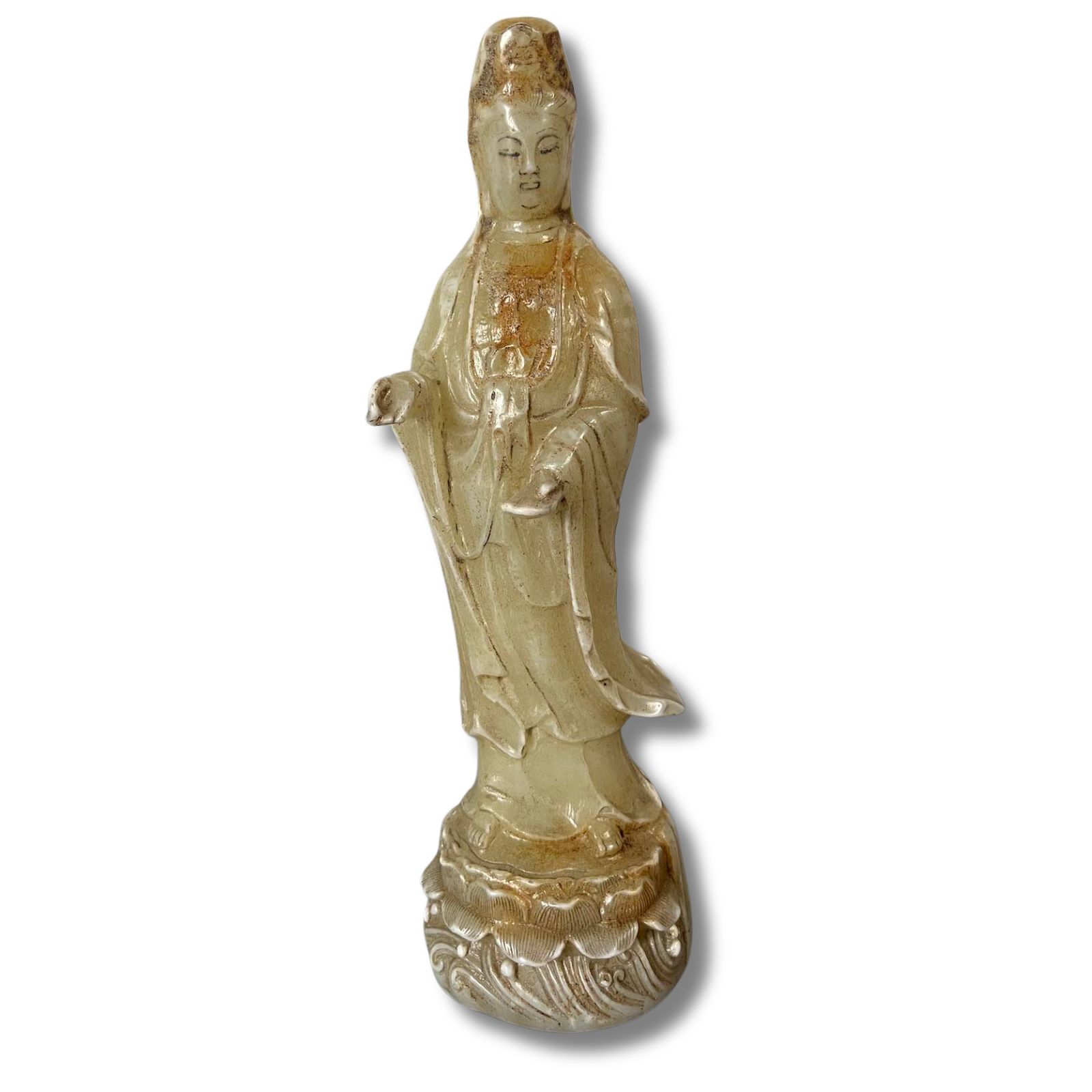 Jade Buddha Figur China Skulptur 32cm groß