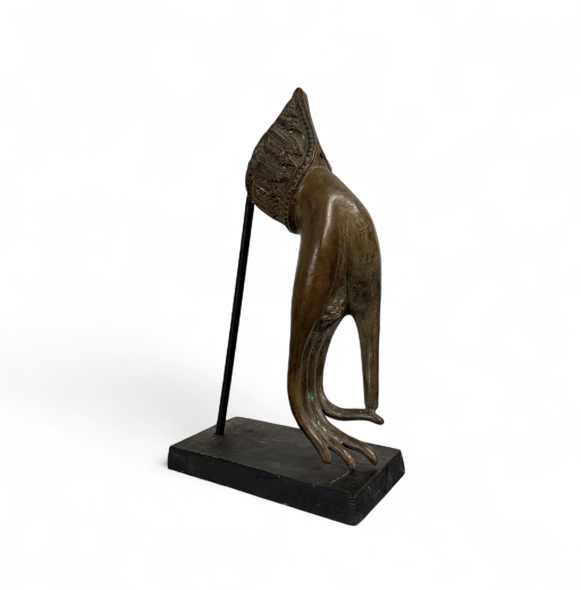 Bronze Buddha Hand mit Vitarka Mudra – 70er Jahre