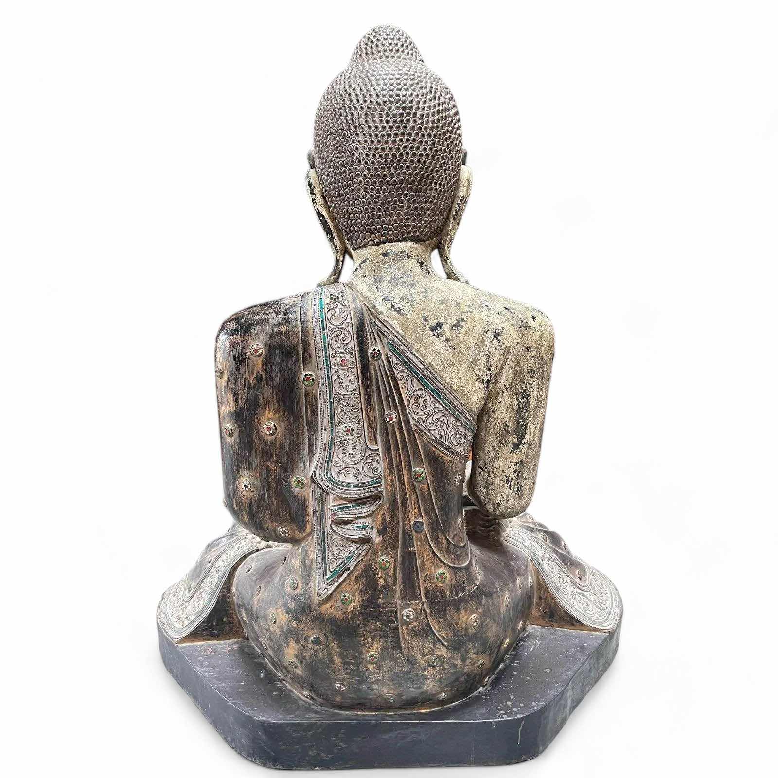 Holz Buddha Statue Mandalay / Burma - 130cm groß Holz Buddha Statue Mandalay / Burma - 130cm groß
