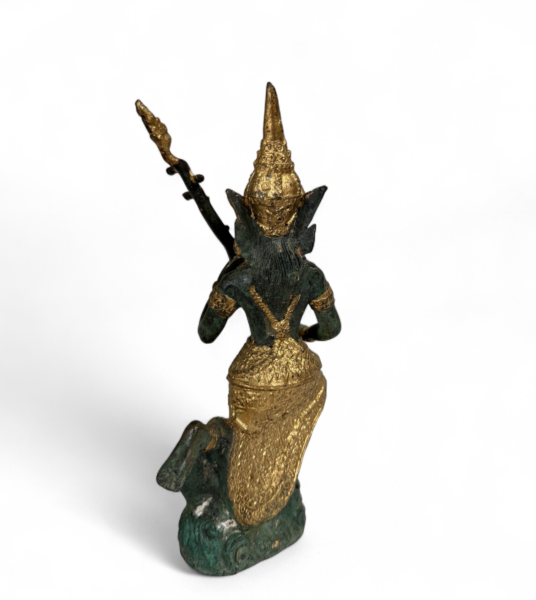 Tempelwächter Thailand Teppanom Bronze Figur