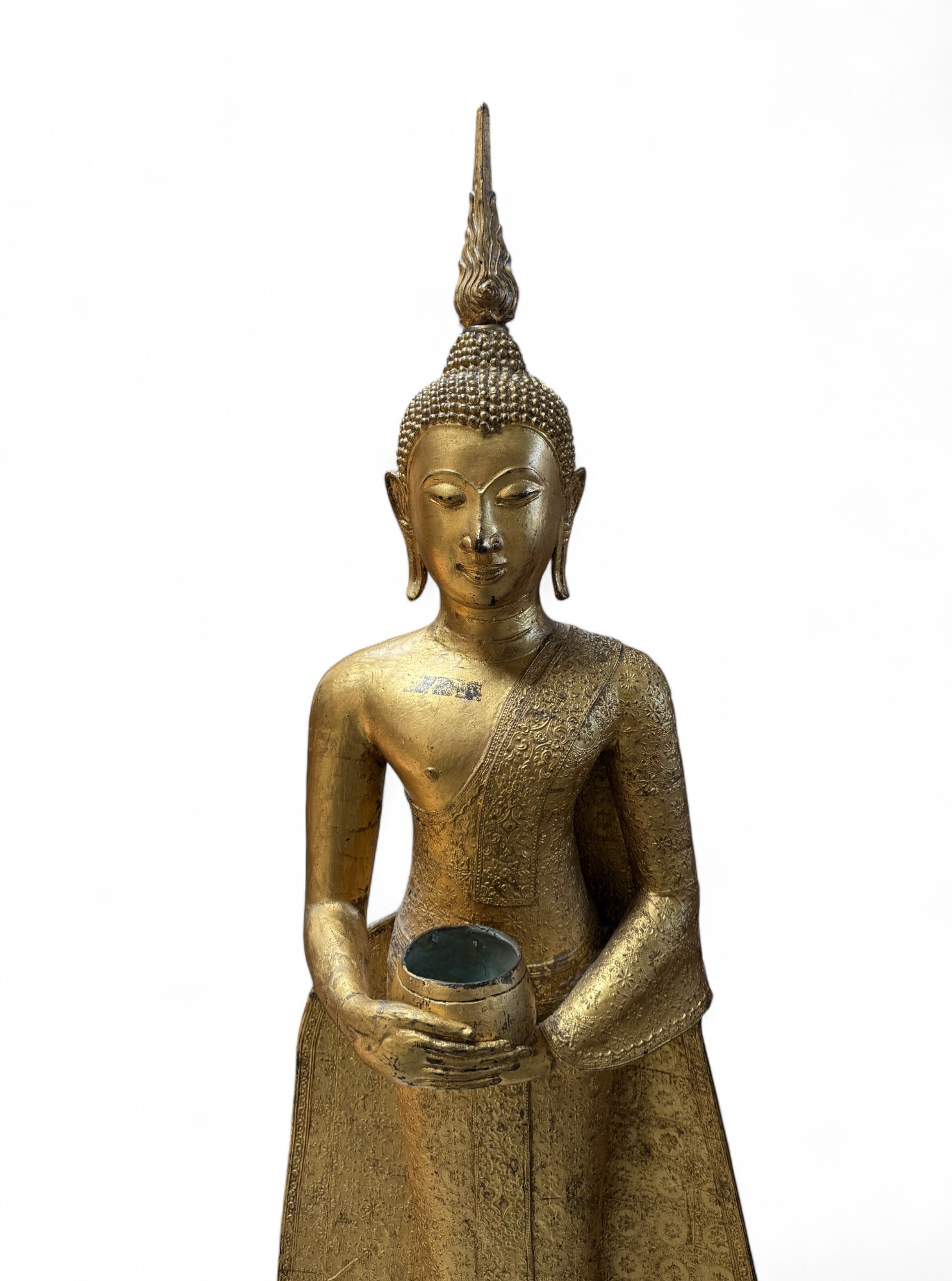 Wochentagsbuddha Mittwoch – Bronze Statue Thailand, 135 cm