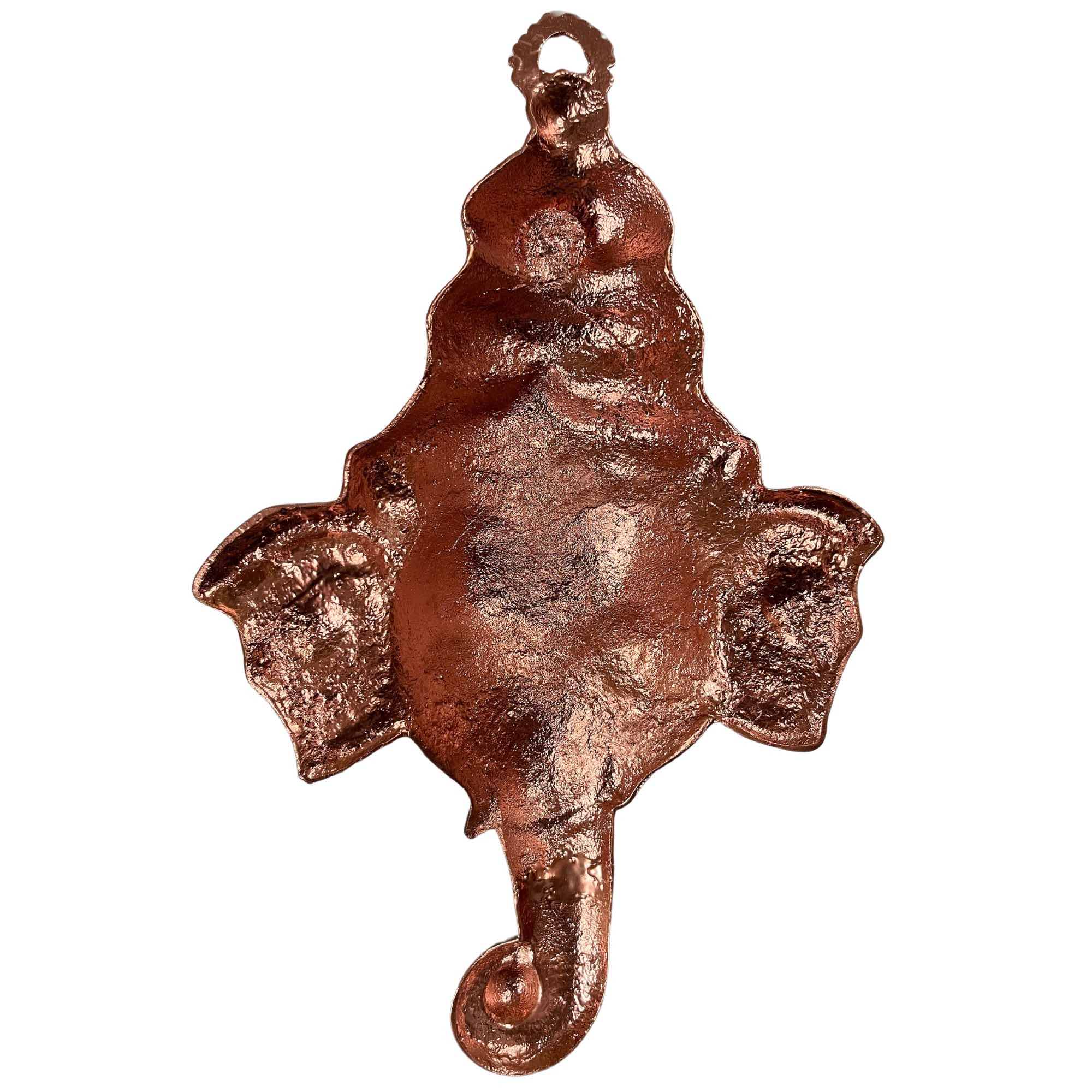 Ganesha Wandmaske Kupfernes Metall