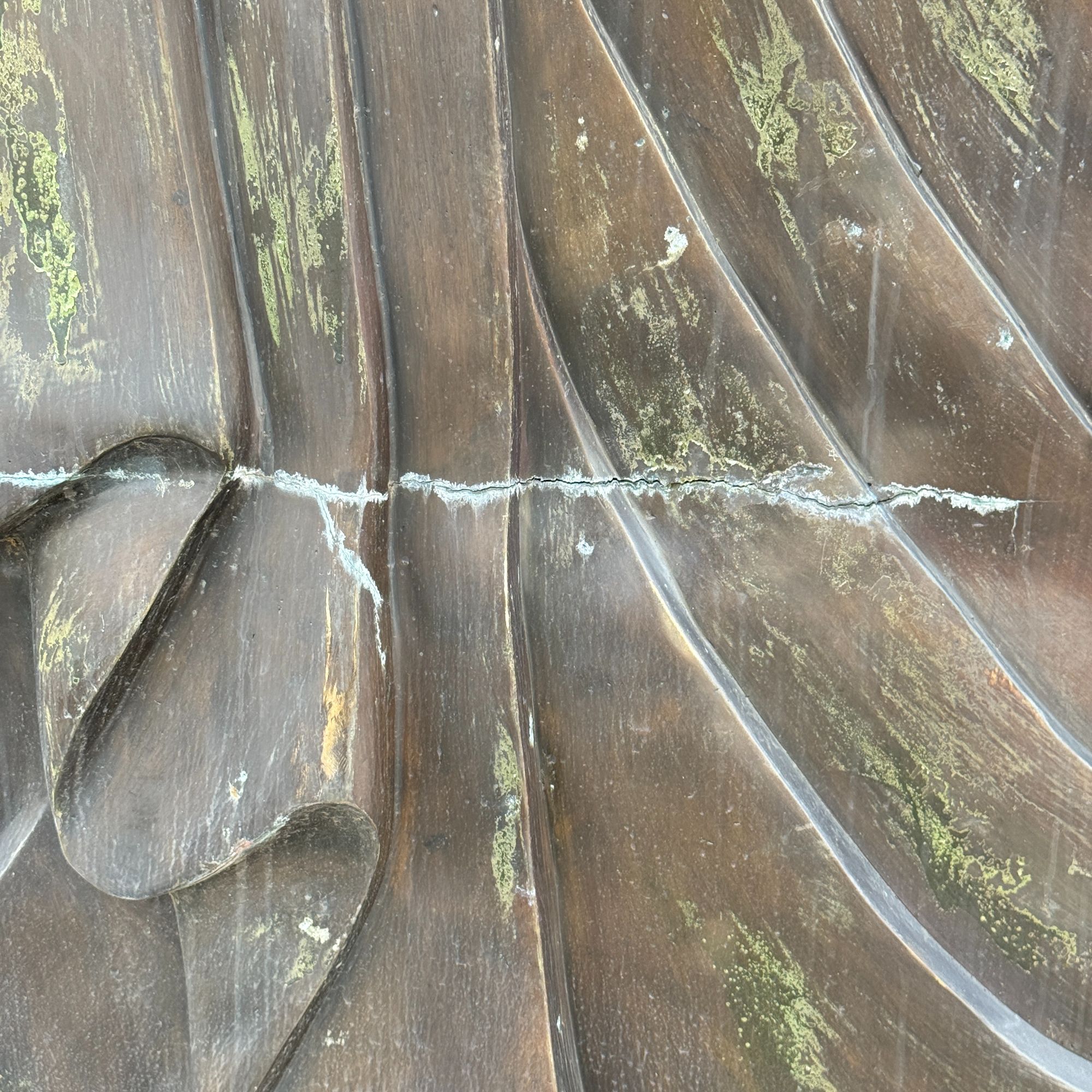 Großer Daibutsu Bronze Buddha Statue - 220 cm