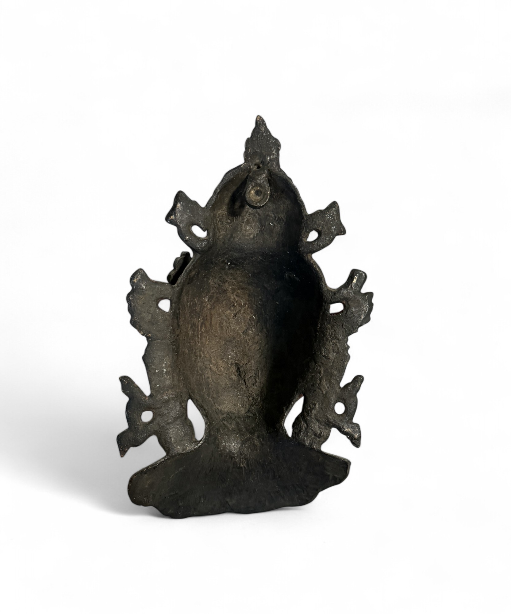 Tara Wandmaske Nepal Bronze Skulptur 24 cm