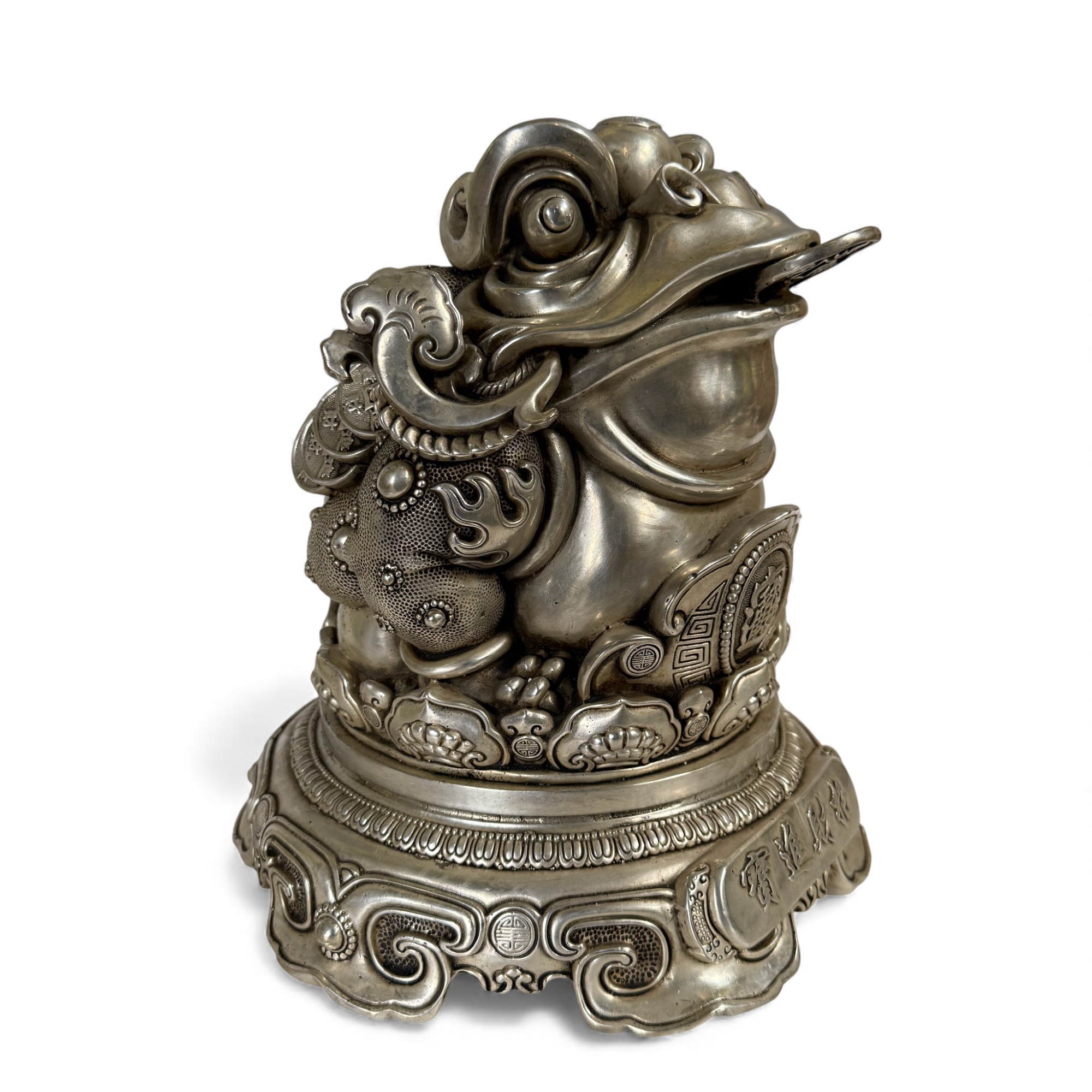 Chinesische Geldkröte - Reichtumsfrosch aus Bronze