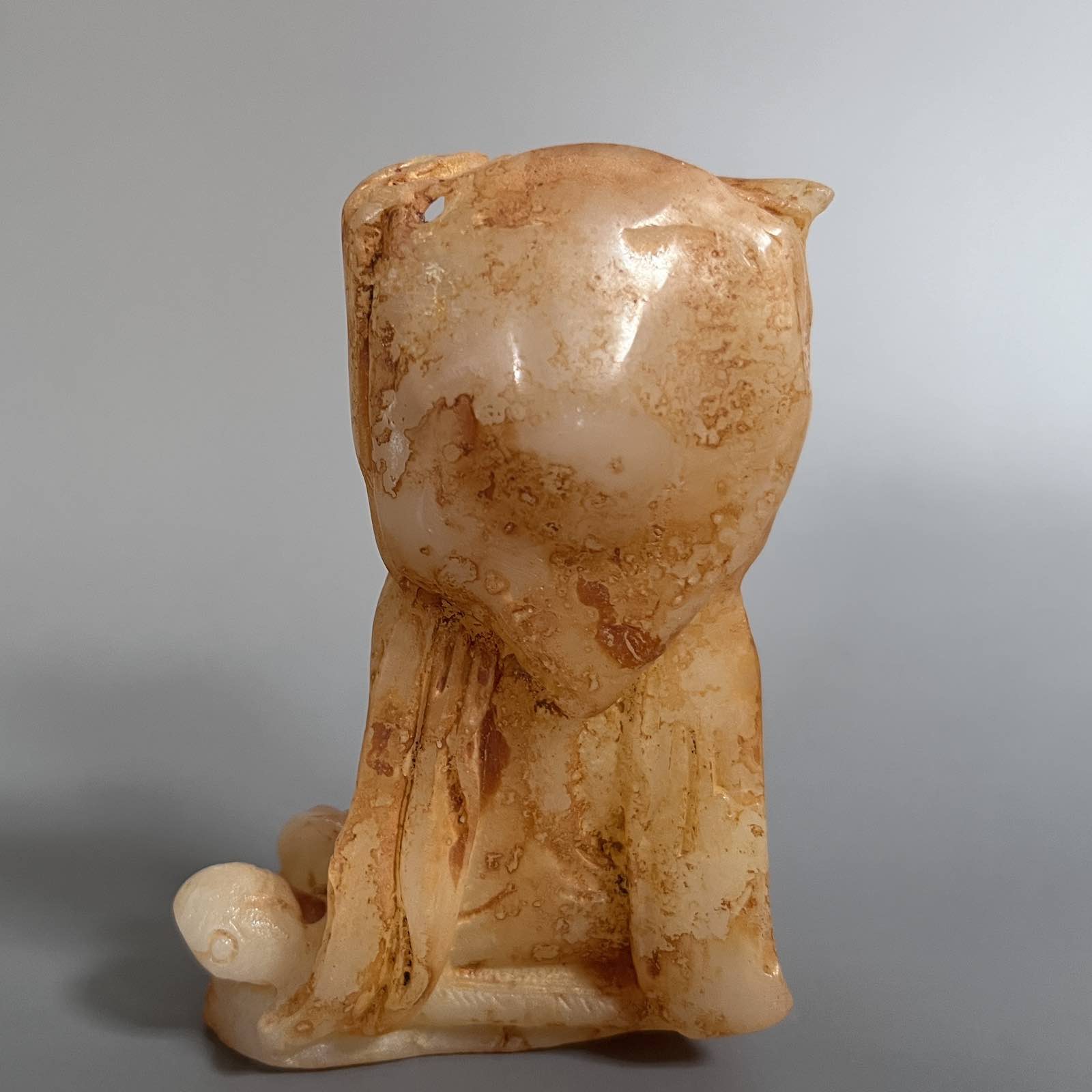 Arhat Figur China Jade Buddhismus Luohan - 9,5cm