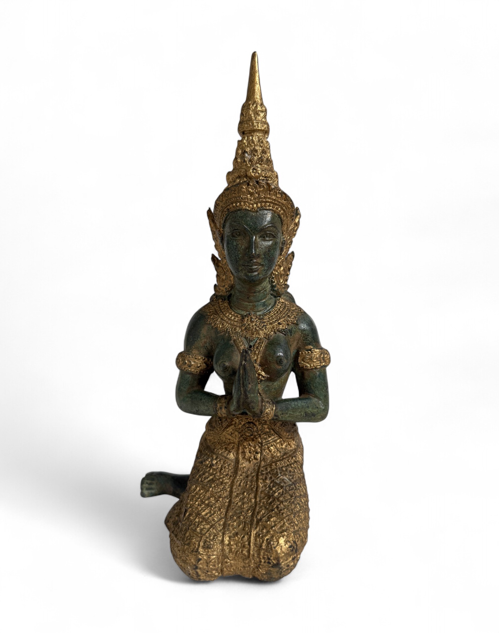 Tempelwächter Figur Bronze Skulptur Thailand 22 cm Tempelwächter Figur Bronze Skulptur Thailand 22 cm