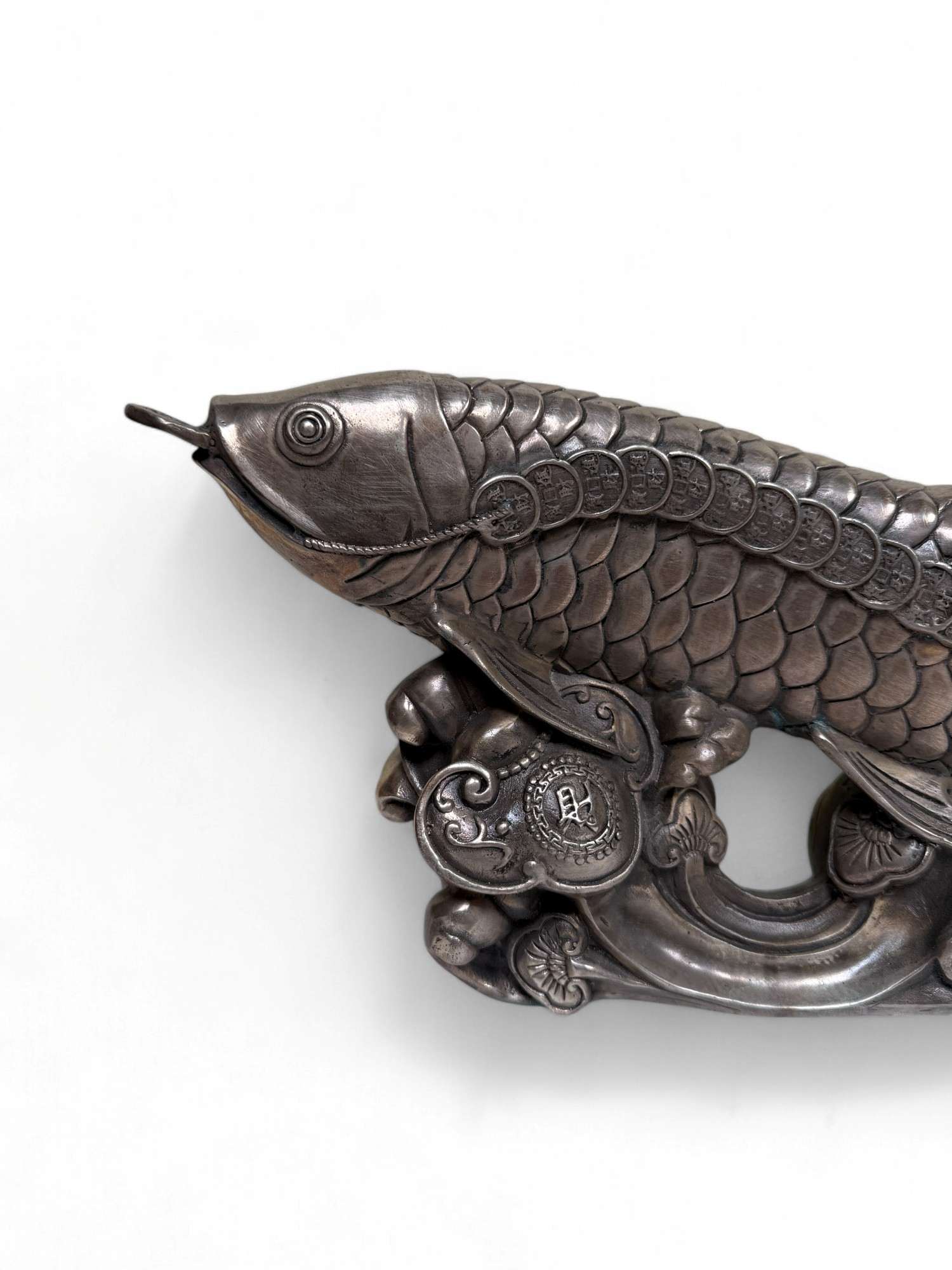 Koifisch Bronze Skulptur Reichtumssymbol China