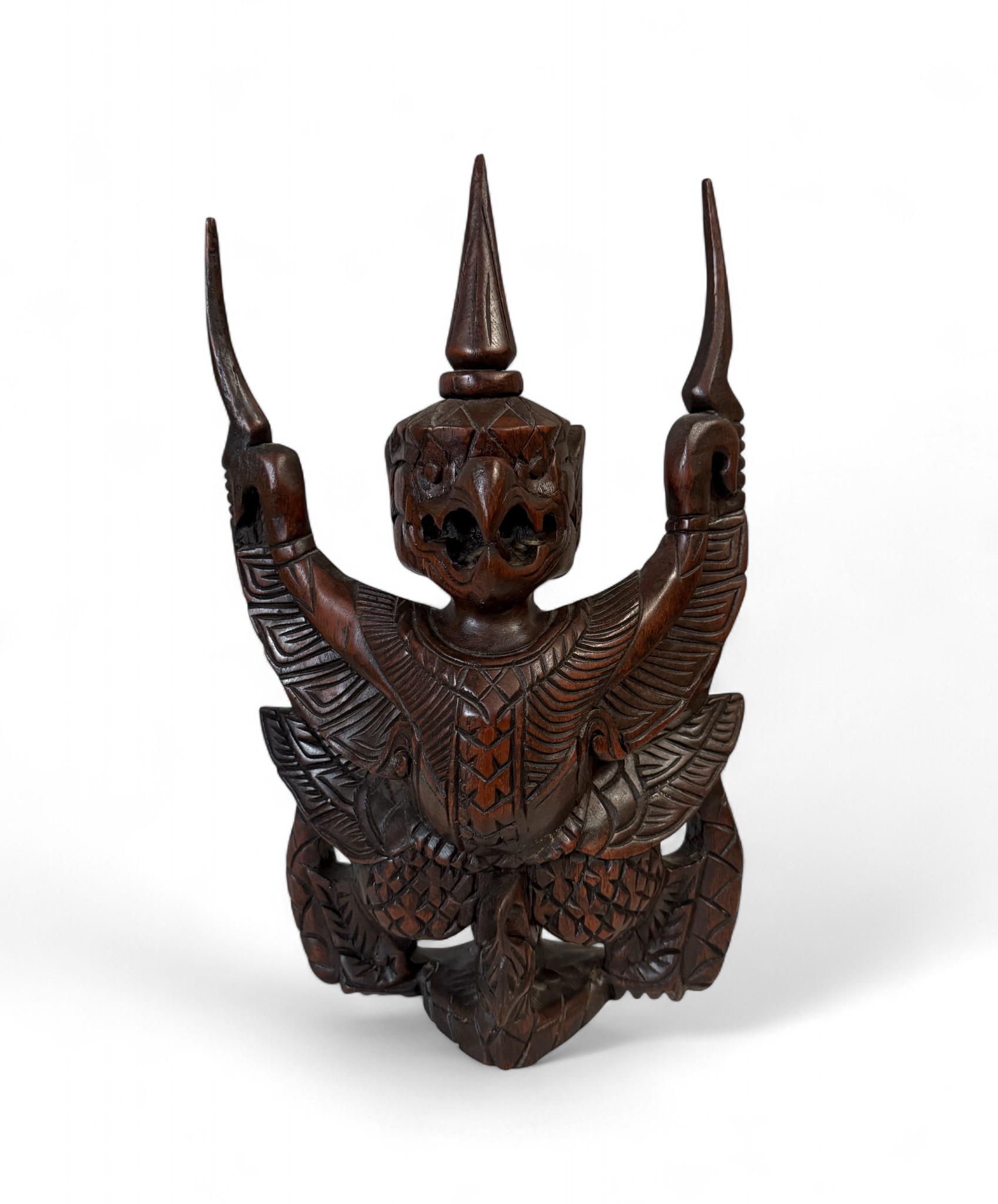 Alte Garuda Holz Skulptur aus Thailand