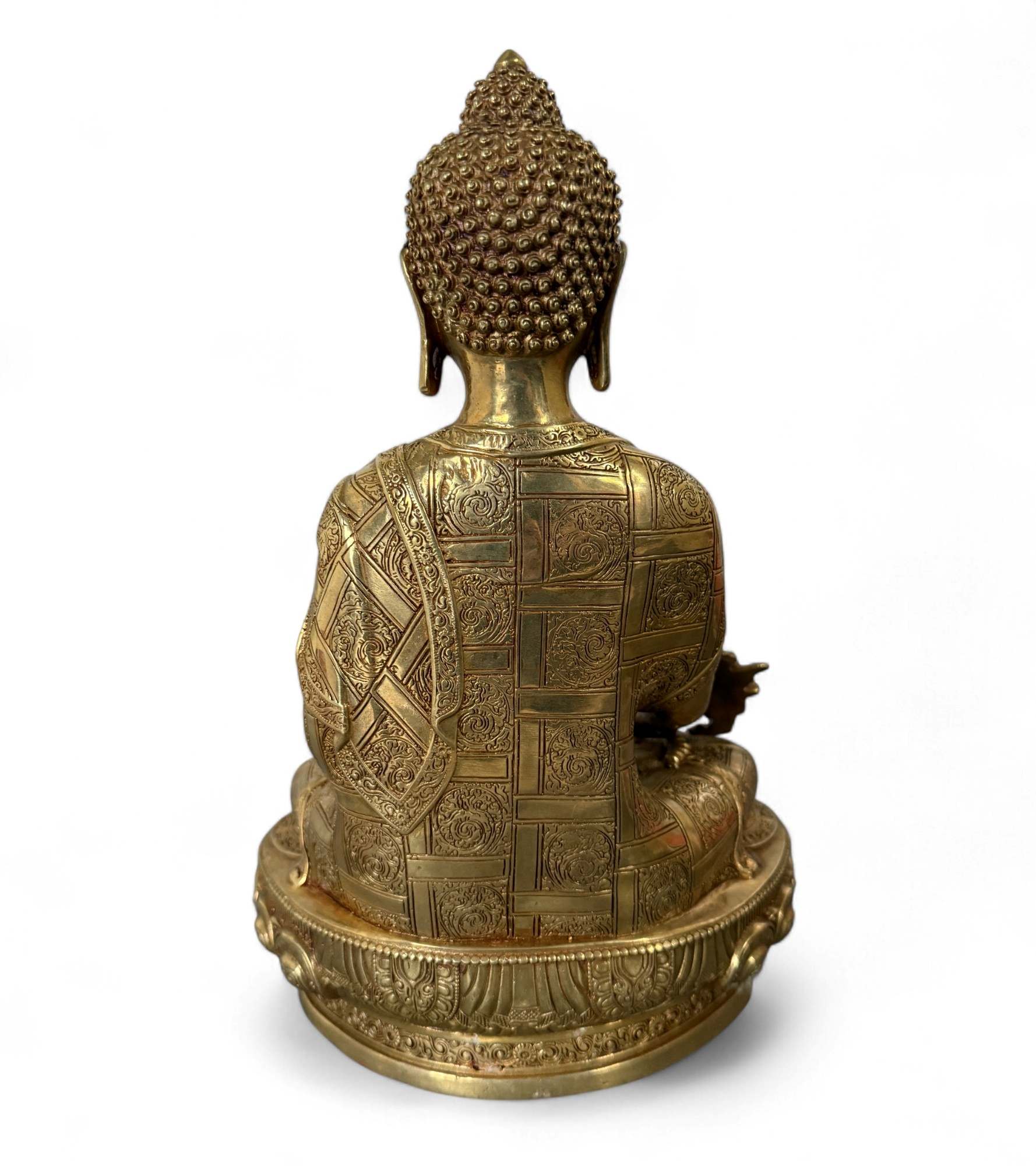 Medizin Buddha Figur Bronze Tibet China - 30 cm groß