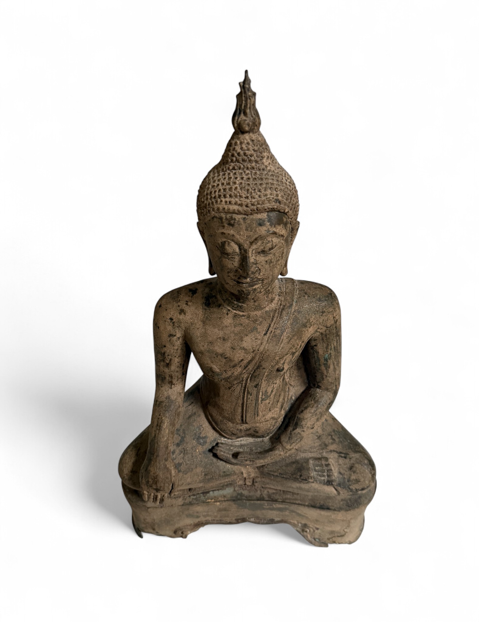 Bronze Buddha Figur 44 cm – Shakyamuni in Bhumisparsha Mudra Bronze Buddha Figur 44 cm – Shakyamuni in Bhumisparsha Mudra