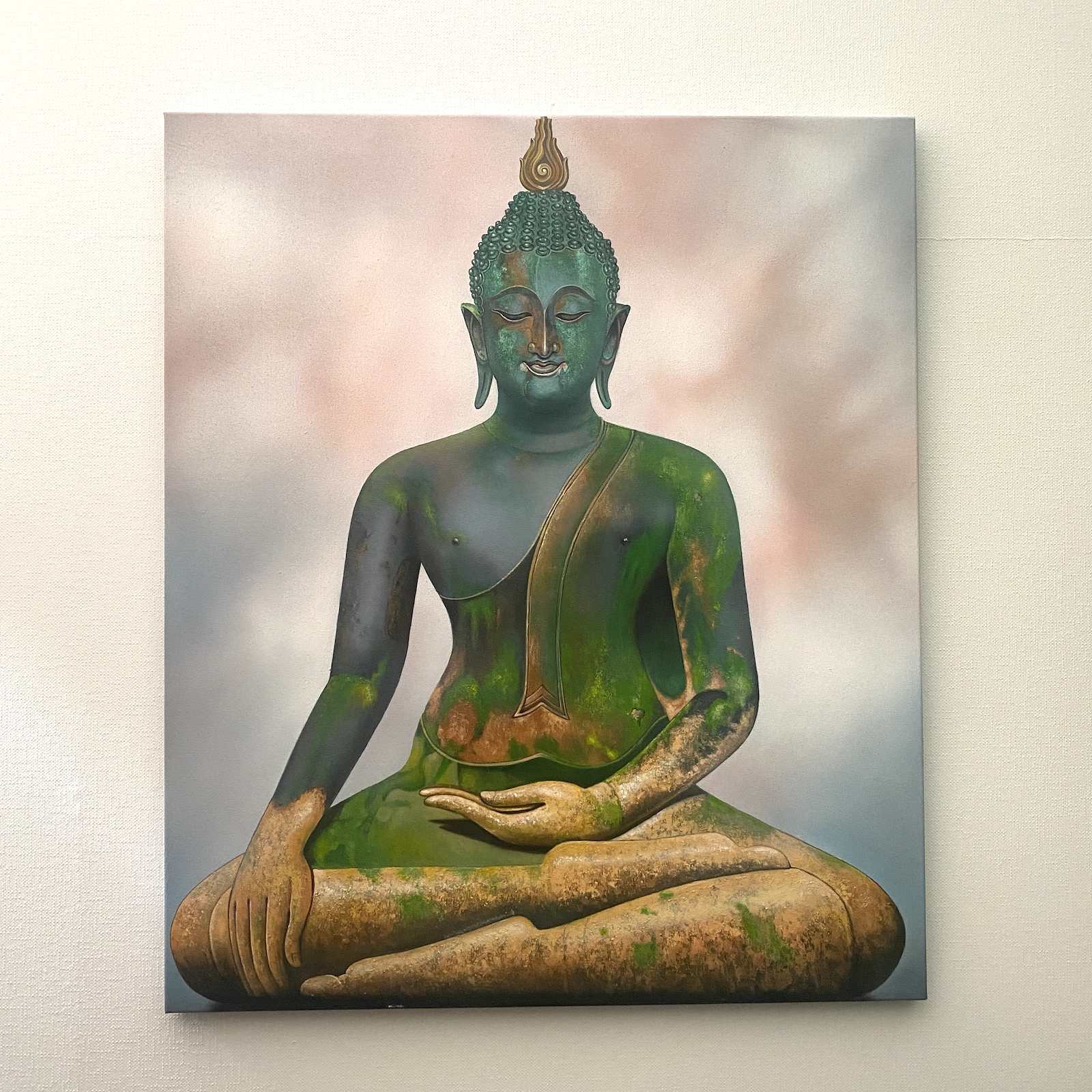 Buddha Gemälde Acrylgemälde Thailand Wandbild