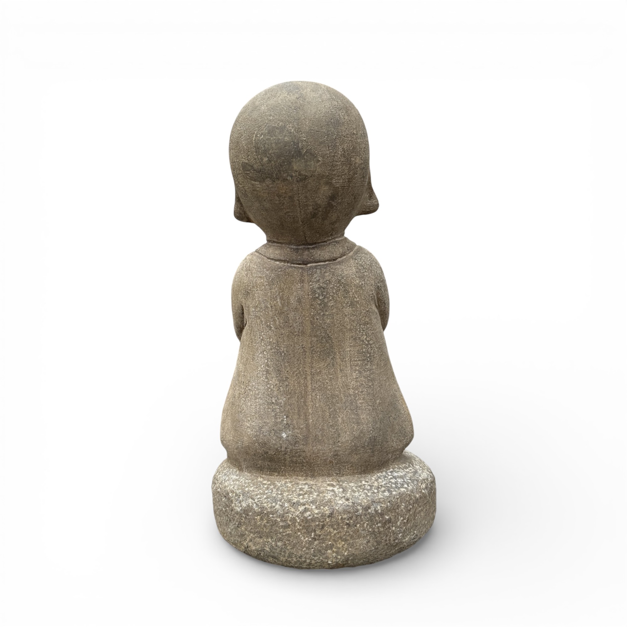 Zen Mönch Garten Skulptur aus Naturstein