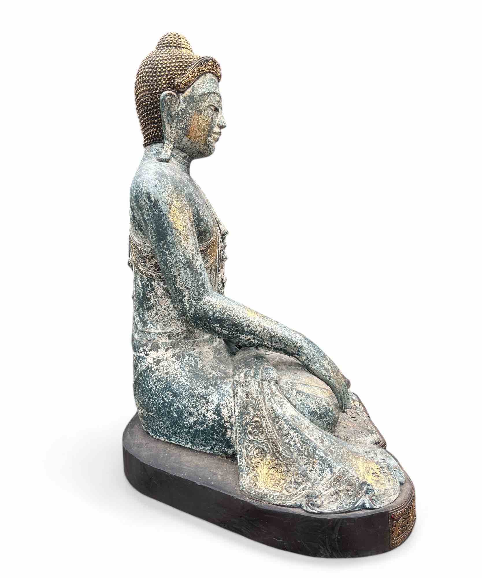 Holz Buddha Figur aus Thailand - 85cm groß